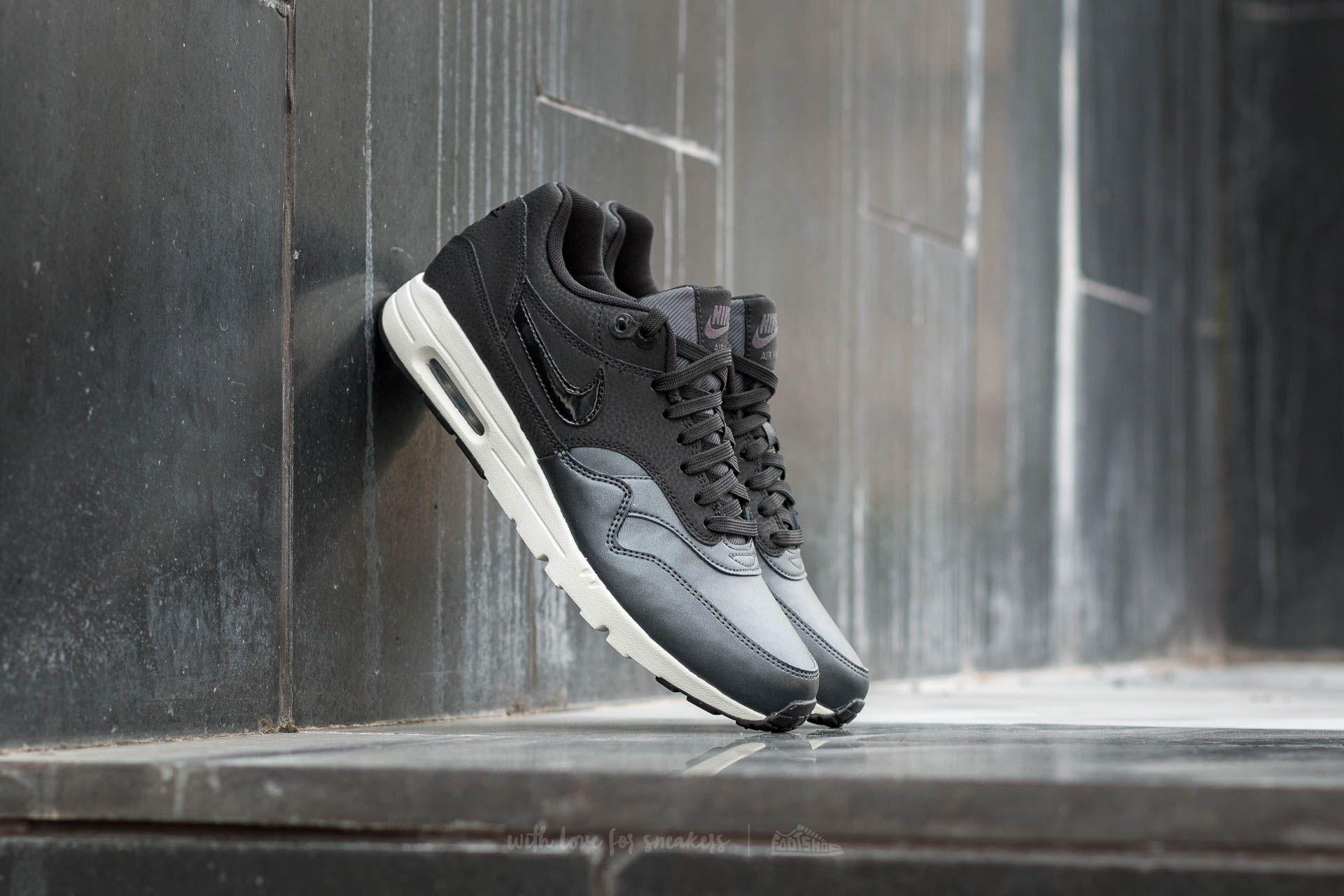 Nike Wmns Air Max 1 Ultra Se Black Blackmetallic Hematite Nice Nike Air Max 1 Womens AnthraciteMetallic Hematite