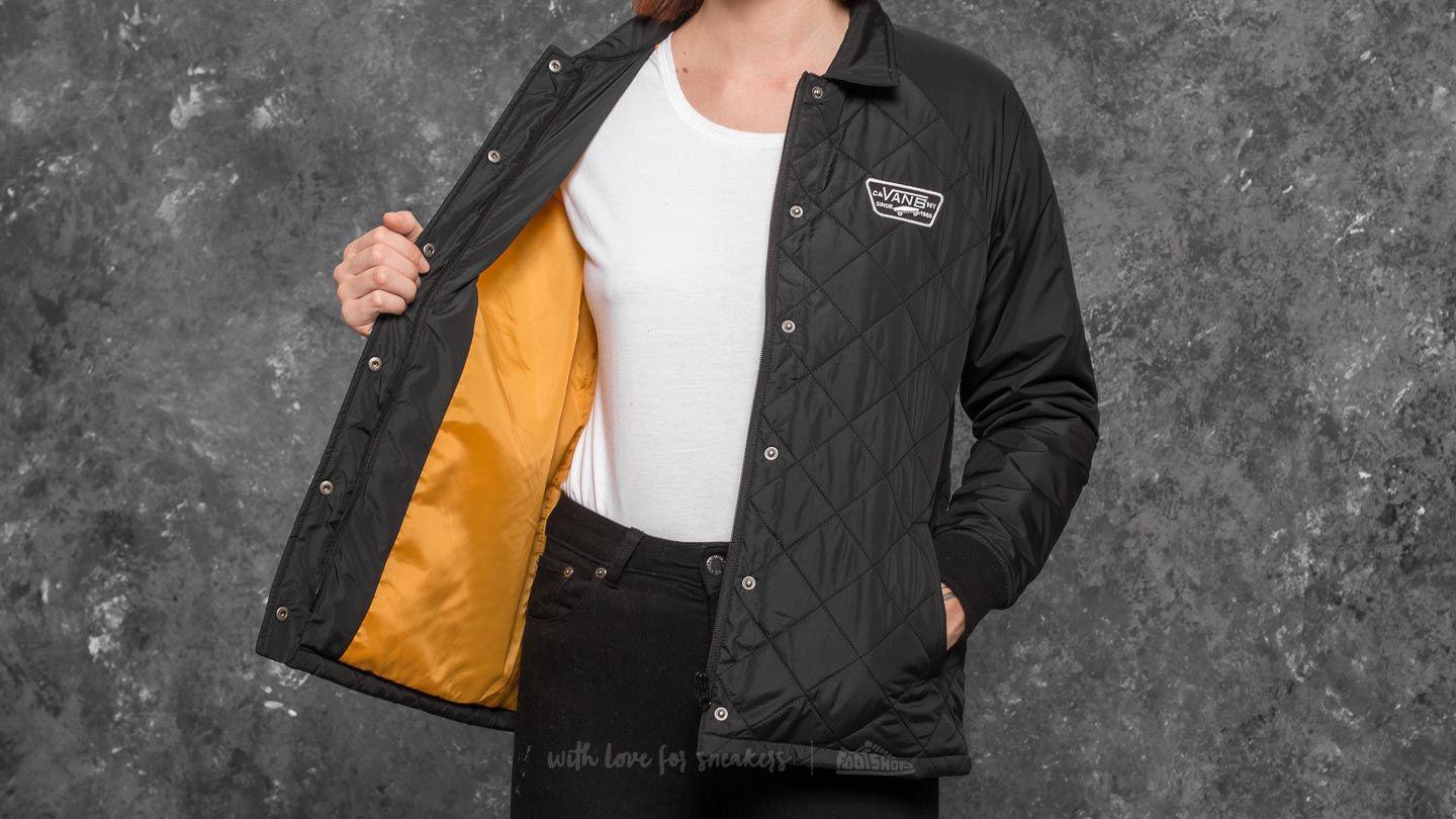 Vans Synthetic Thanks Coach Quilted Jacket Mte in Black Lyst