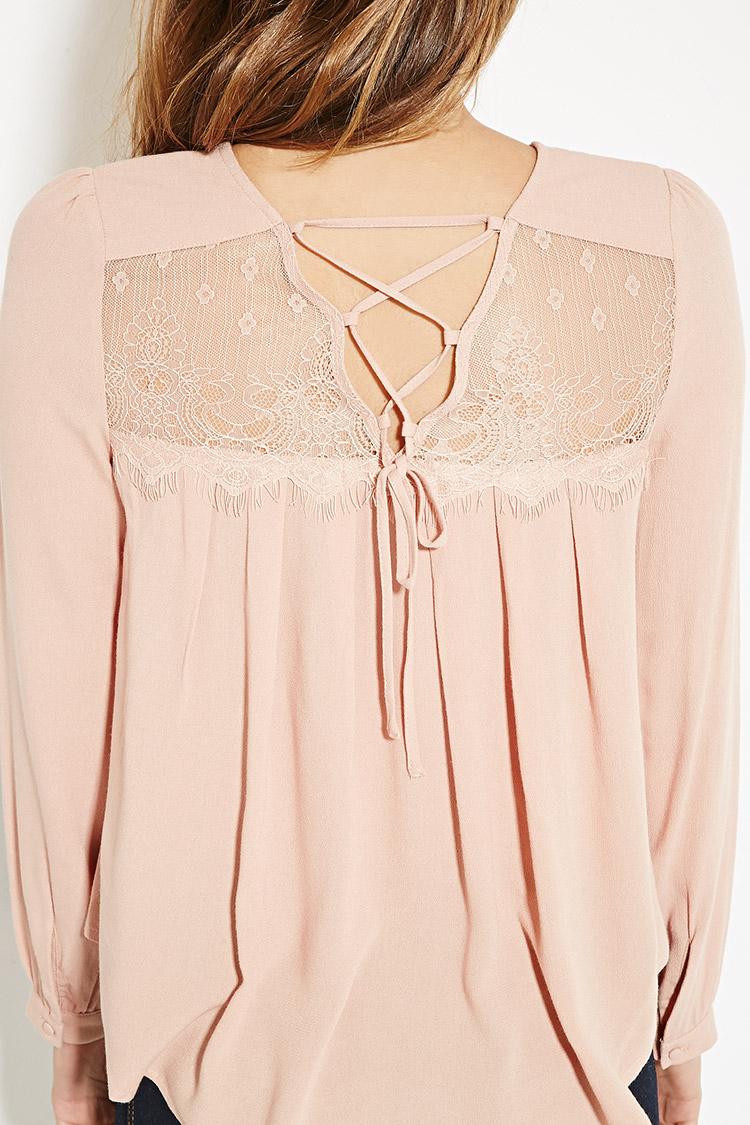 lace up top uk