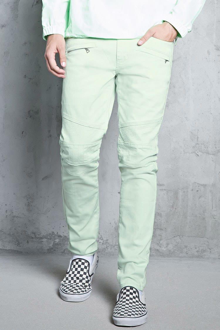 Fashion week Green Mint skinny jeans forever 21 pictures for woman Fashion style Green Mint skinny jeans forever 21 pictures for lady