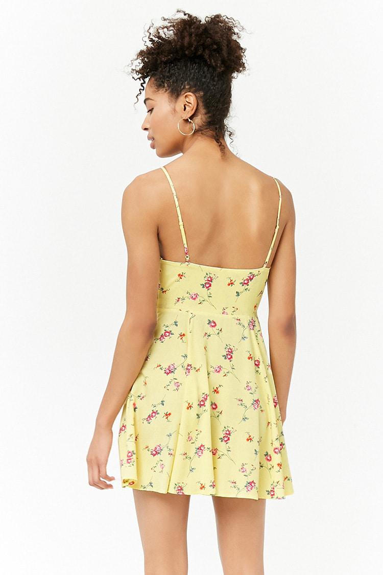Forever New Yellow Floral Dress Flash ...