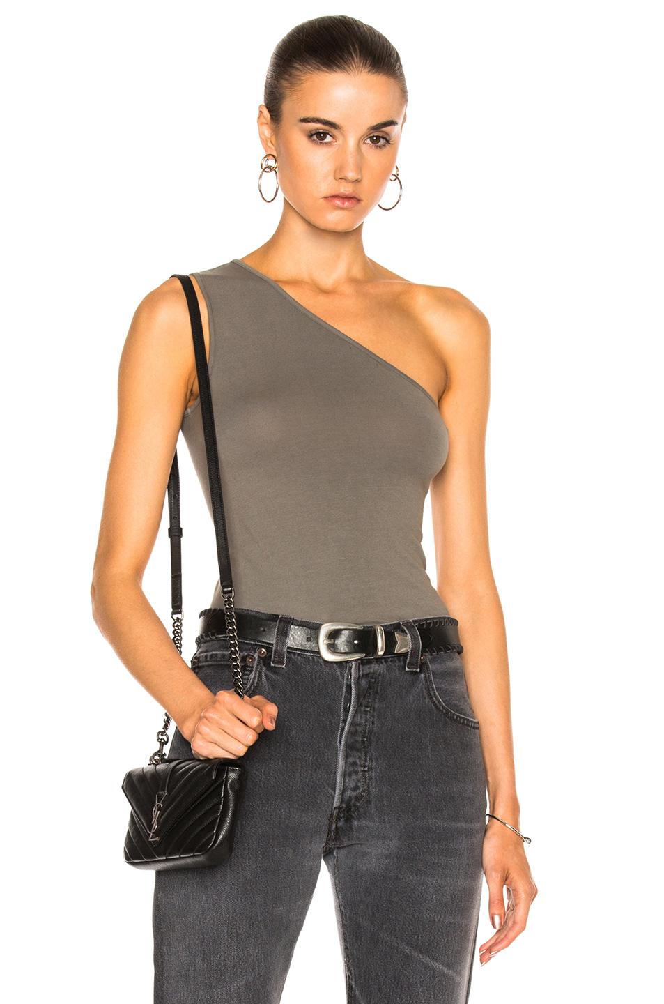 one shoulder tank too