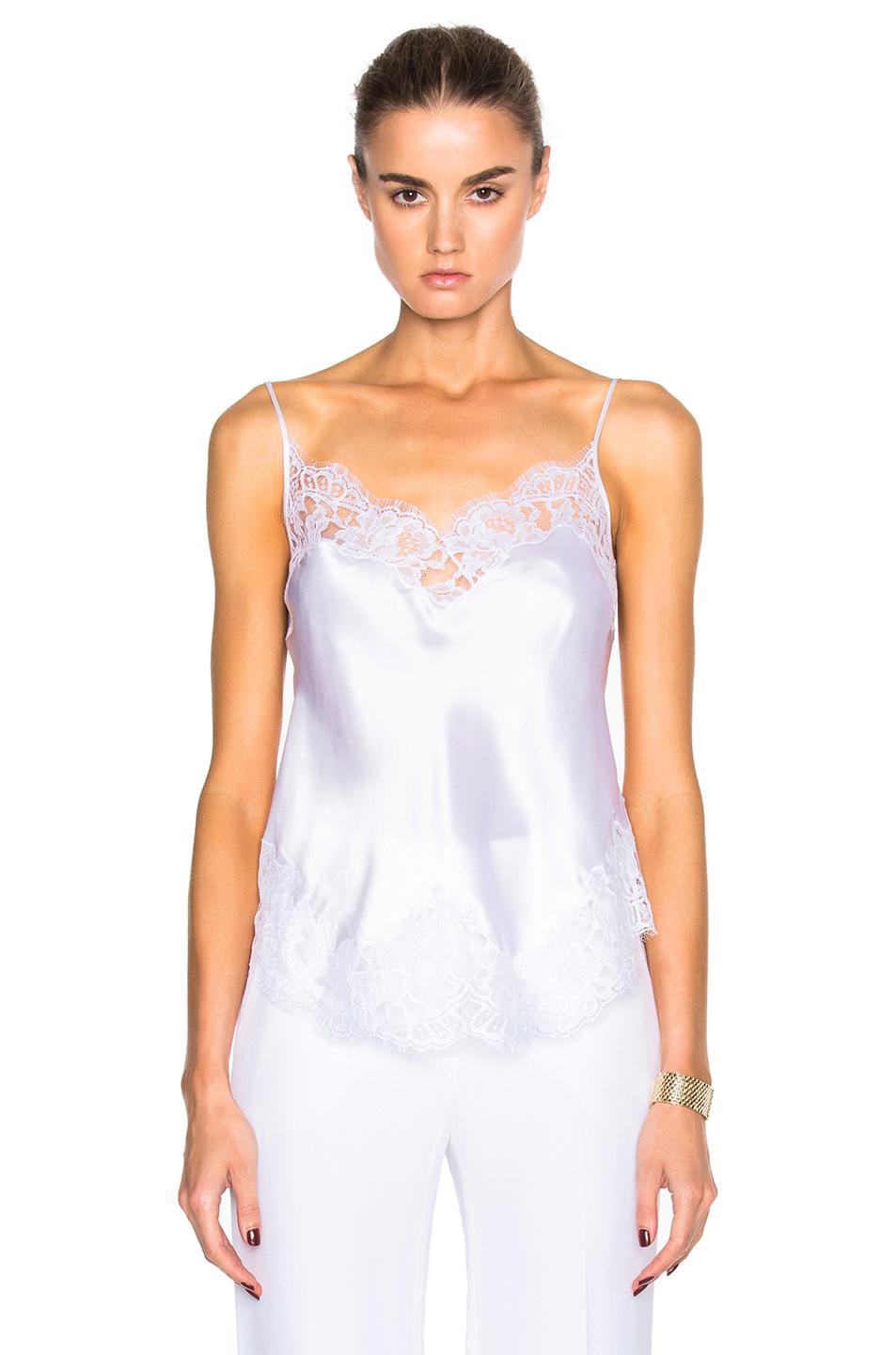 Givenchy Silk Satin Camisole in White - Lyst