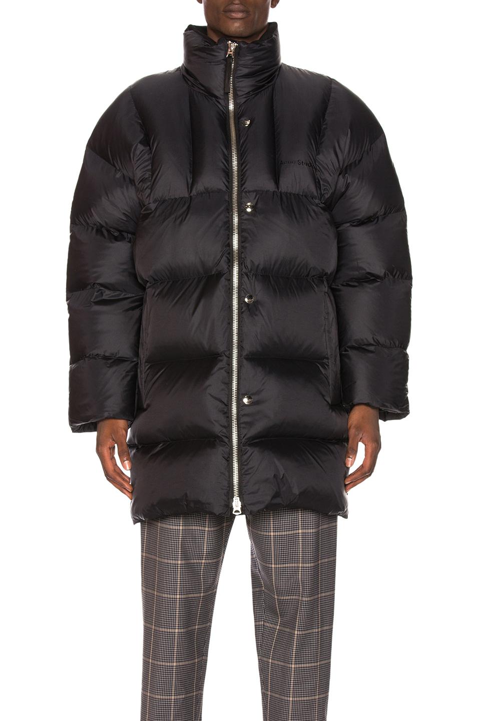 acne puffer coat
