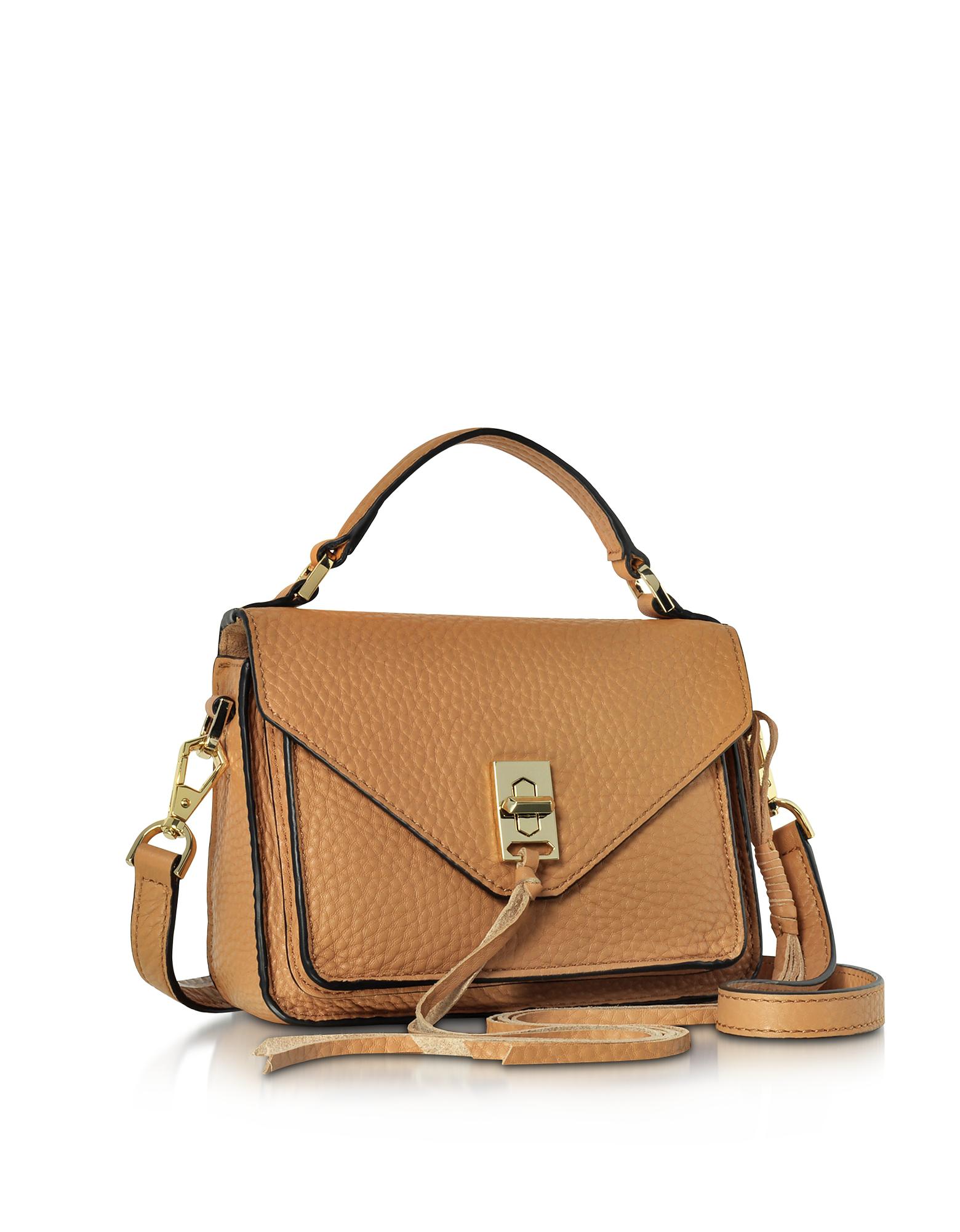 Rebecca Minkoff Sand Leather Mini Darren Messenger Bag - Lyst