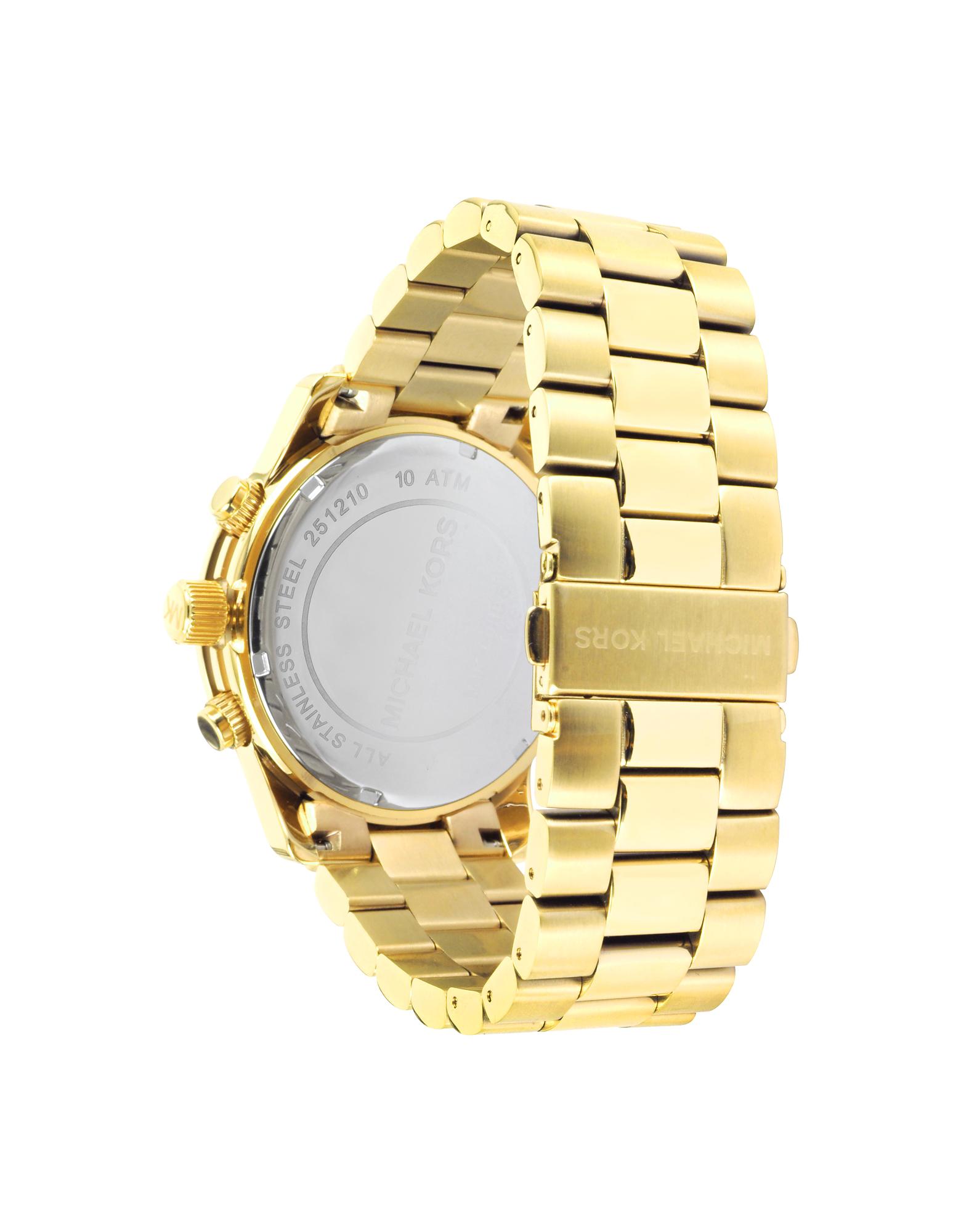 Lyst Michael Kors Men S Runway Gold Tone Stainless Steel Bracelet Lyst Michael Kors Men S Runway Gold Tone Stainless Steel Bracelet Watch In Metallic For