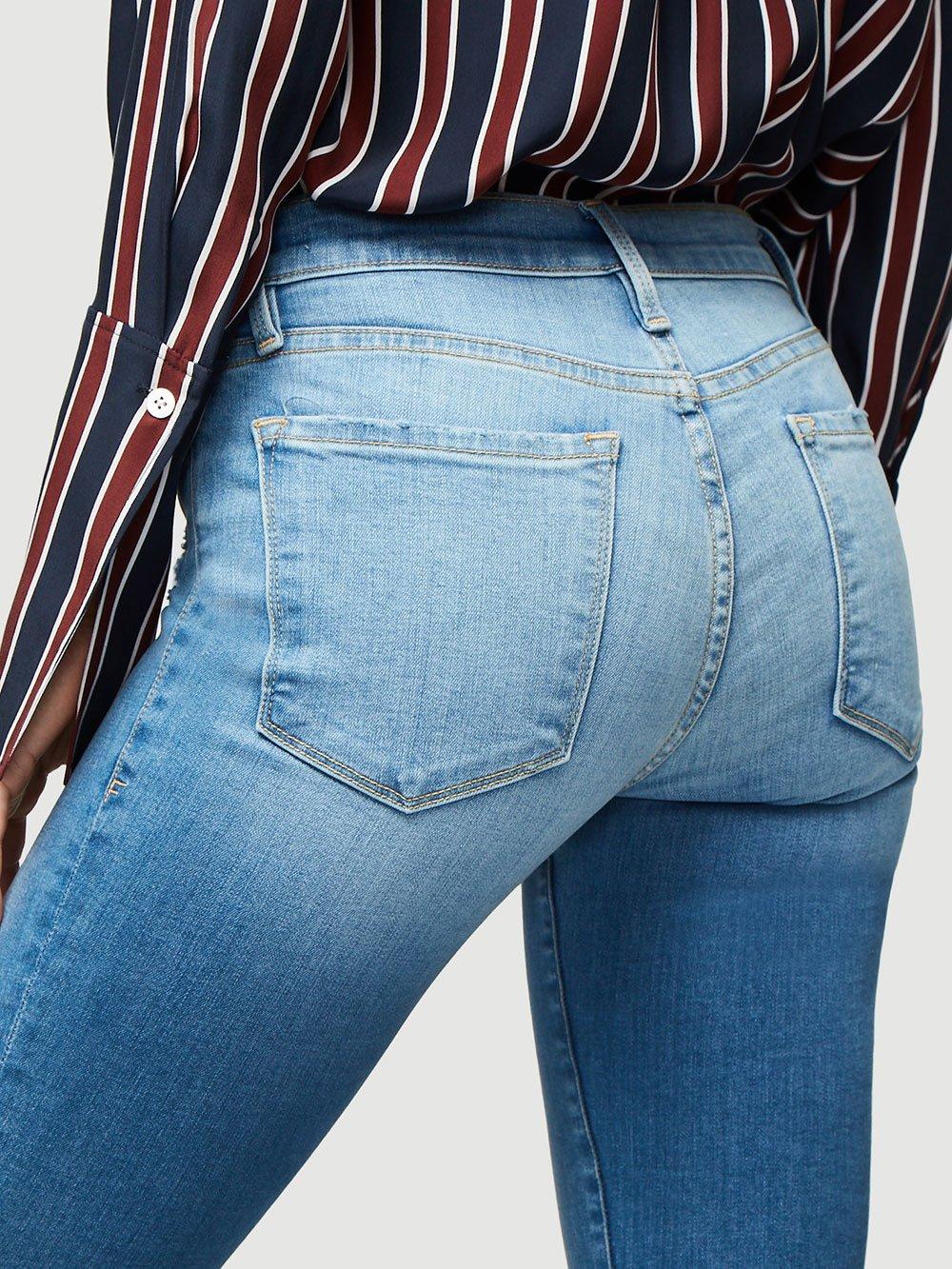 frame le skinny de jeanne crop