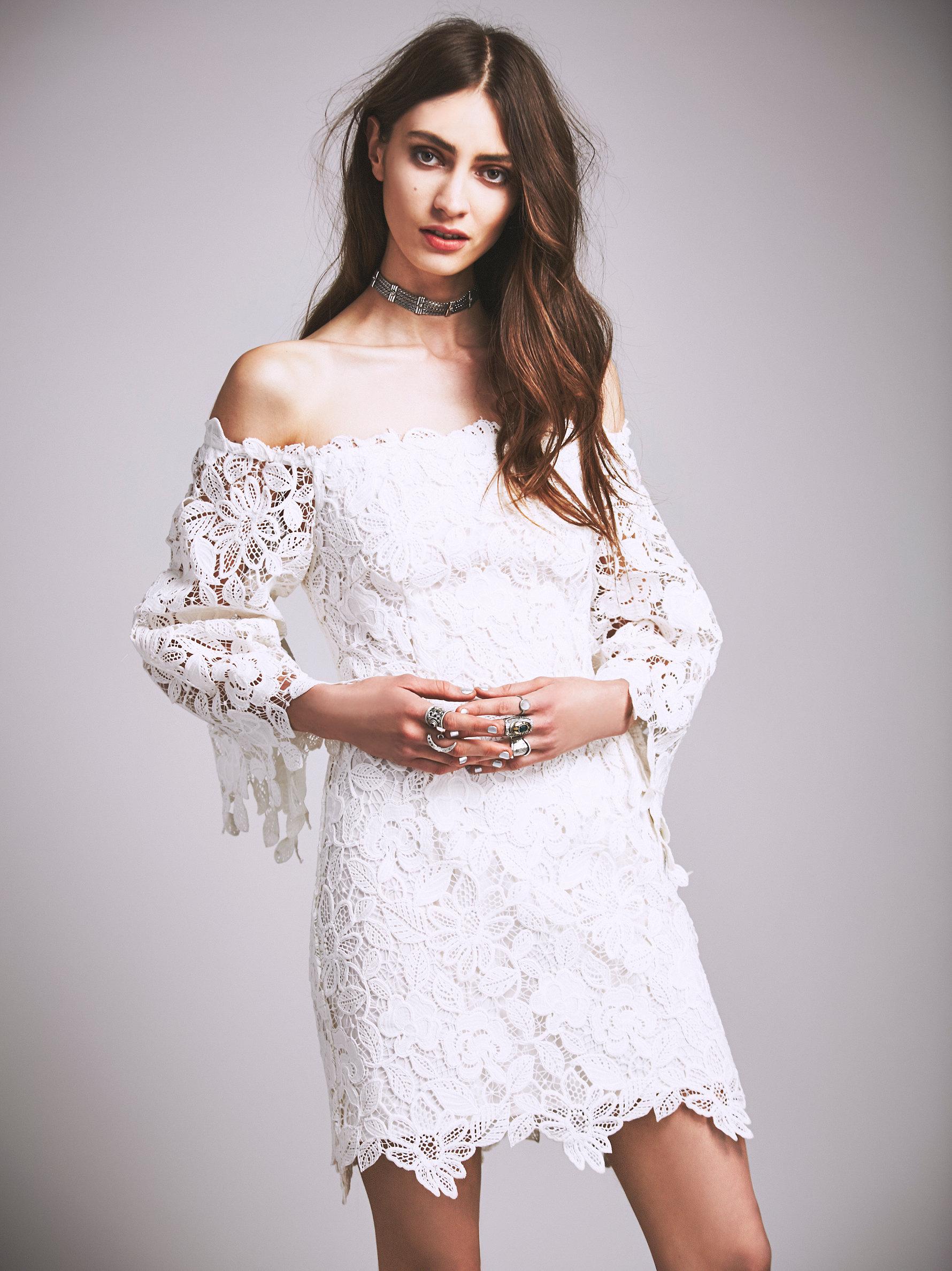 free people lace robe