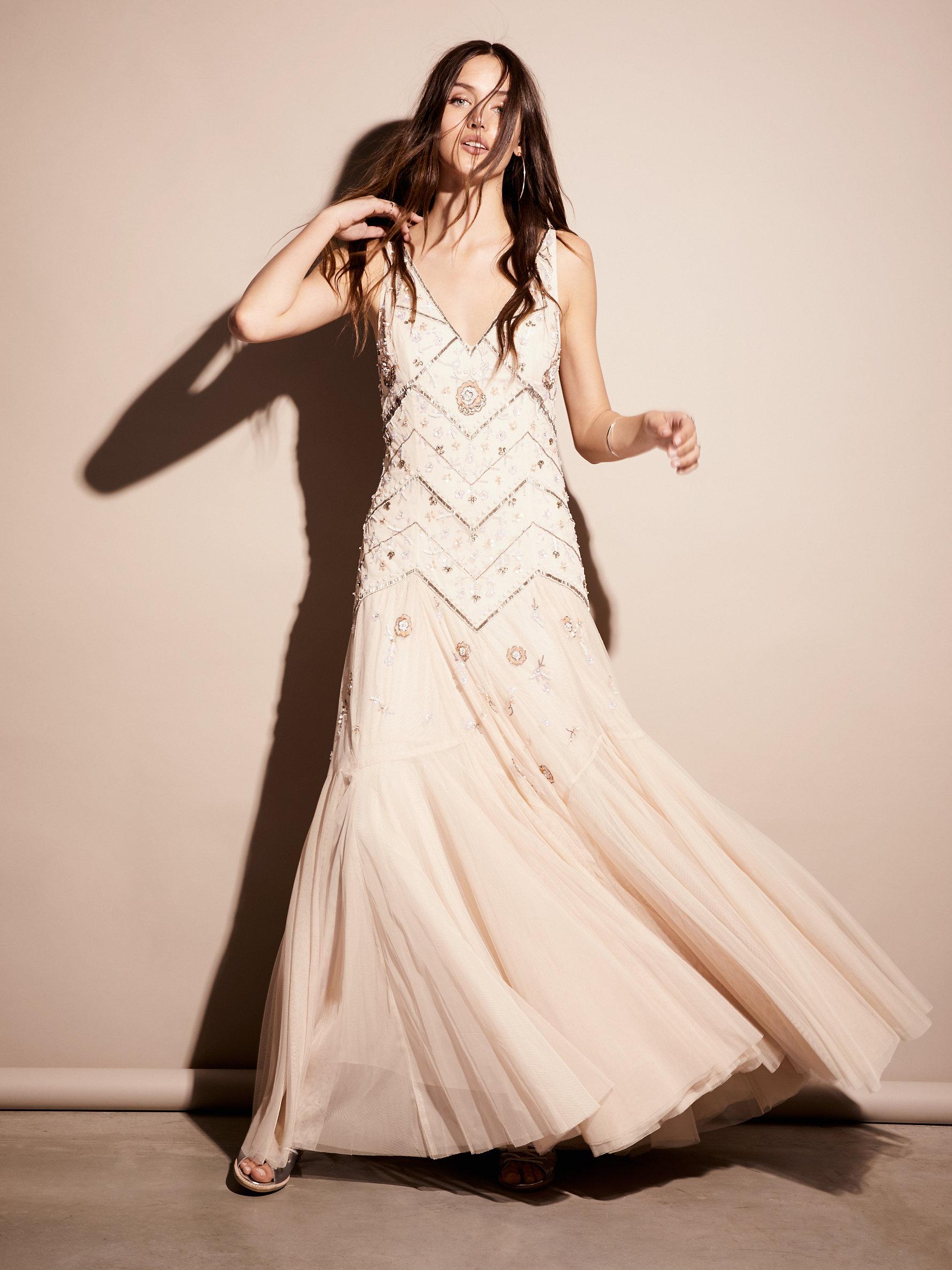 free people white gown