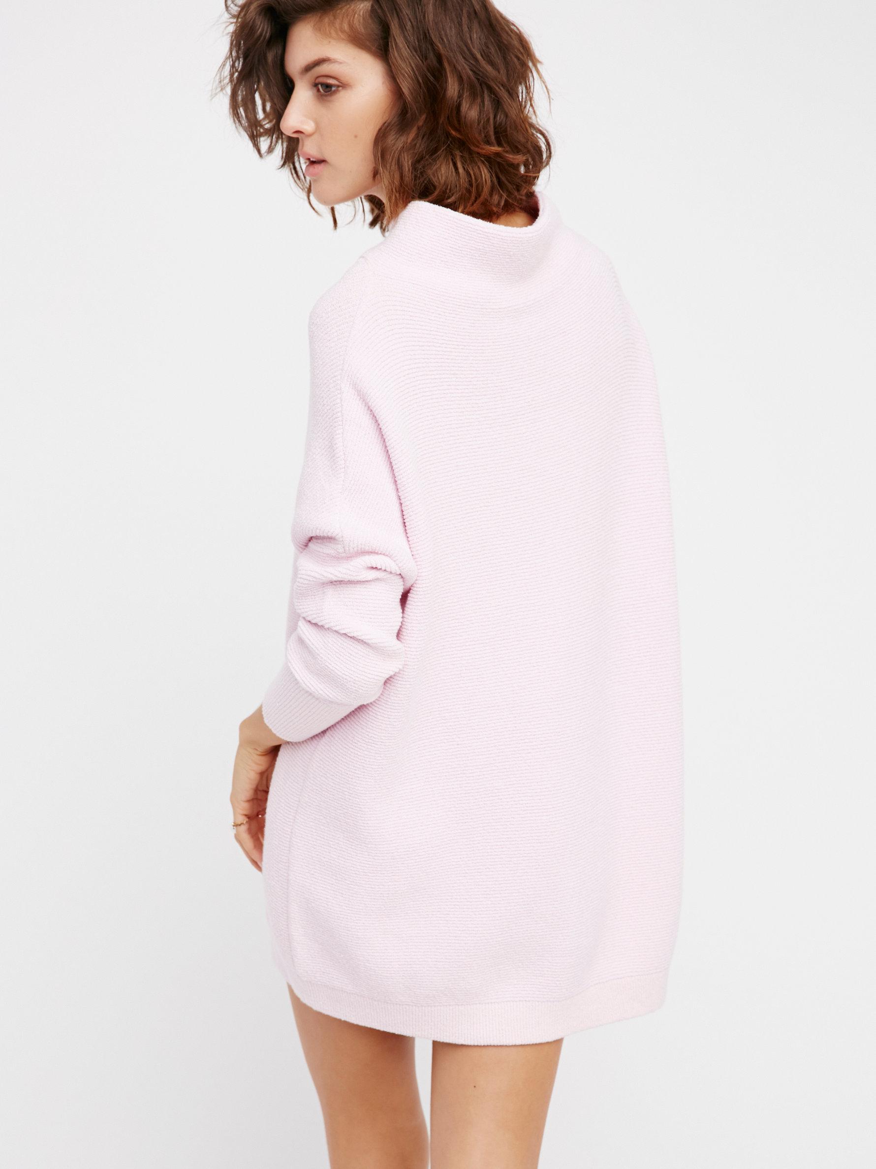 Free people Ottoman Slouchy Tunic in Pink | Lyst