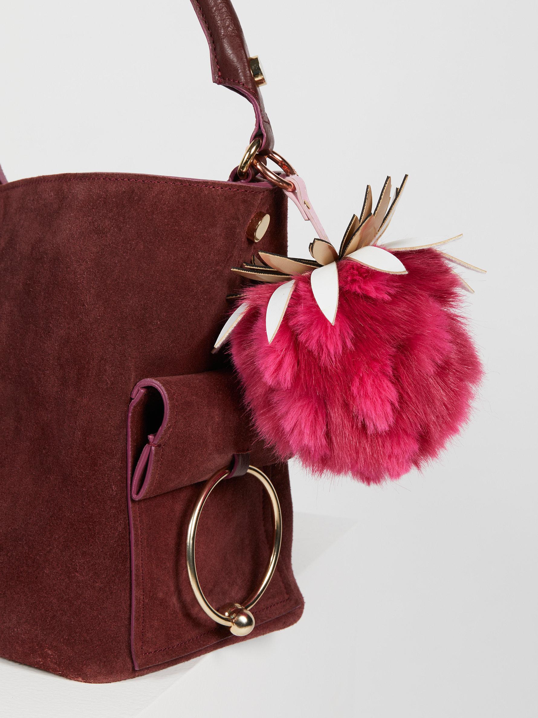 Faux Fur Purse Charm Best Image Ccdbb Org Lyst People Pinele Faux Fur Bag Charm In Pink