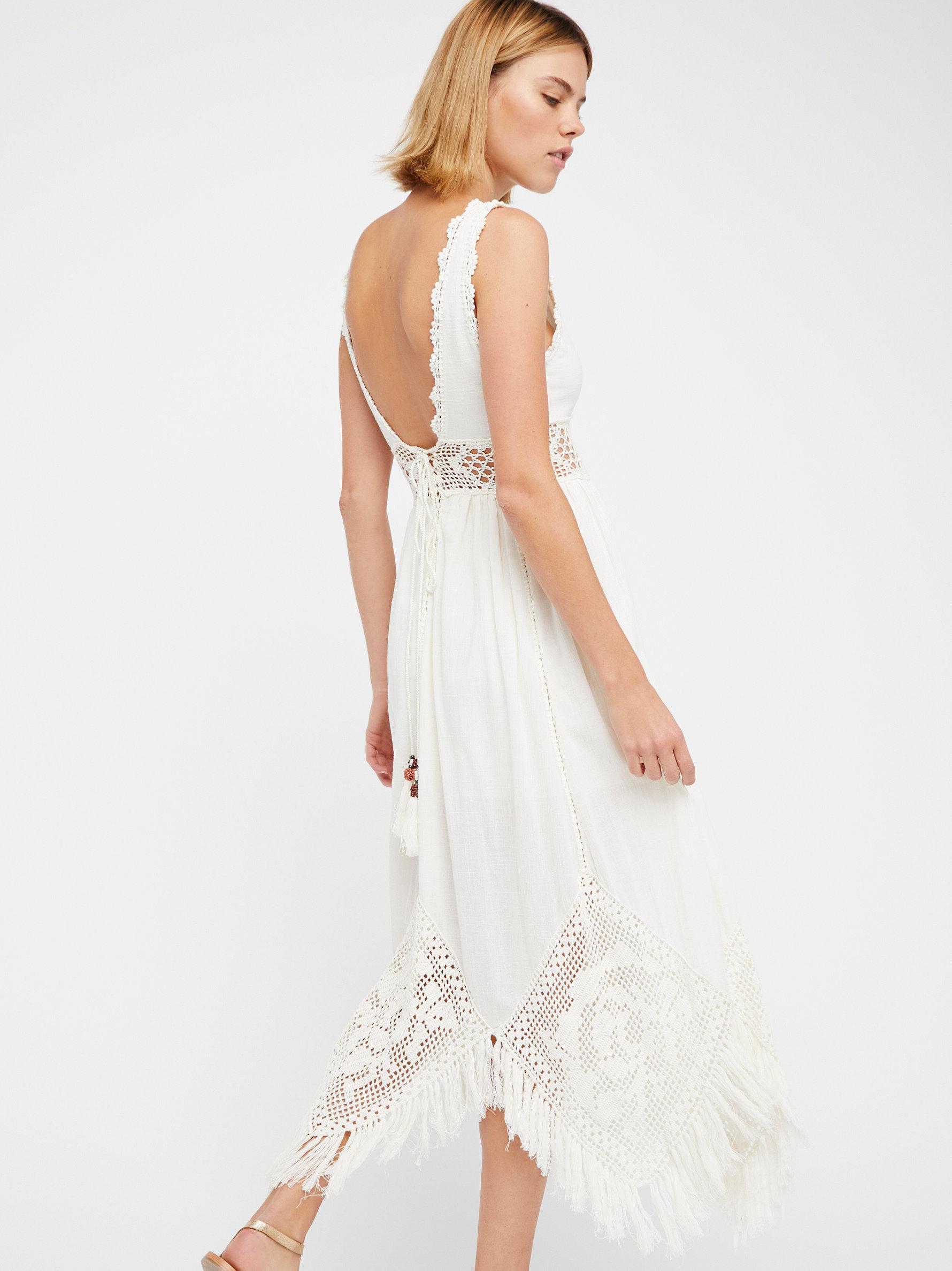 free people white gown