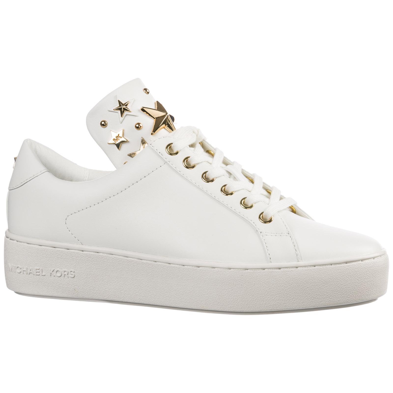 Lyst - Michael Kors Shoes Leather Trainers Sneakers in White