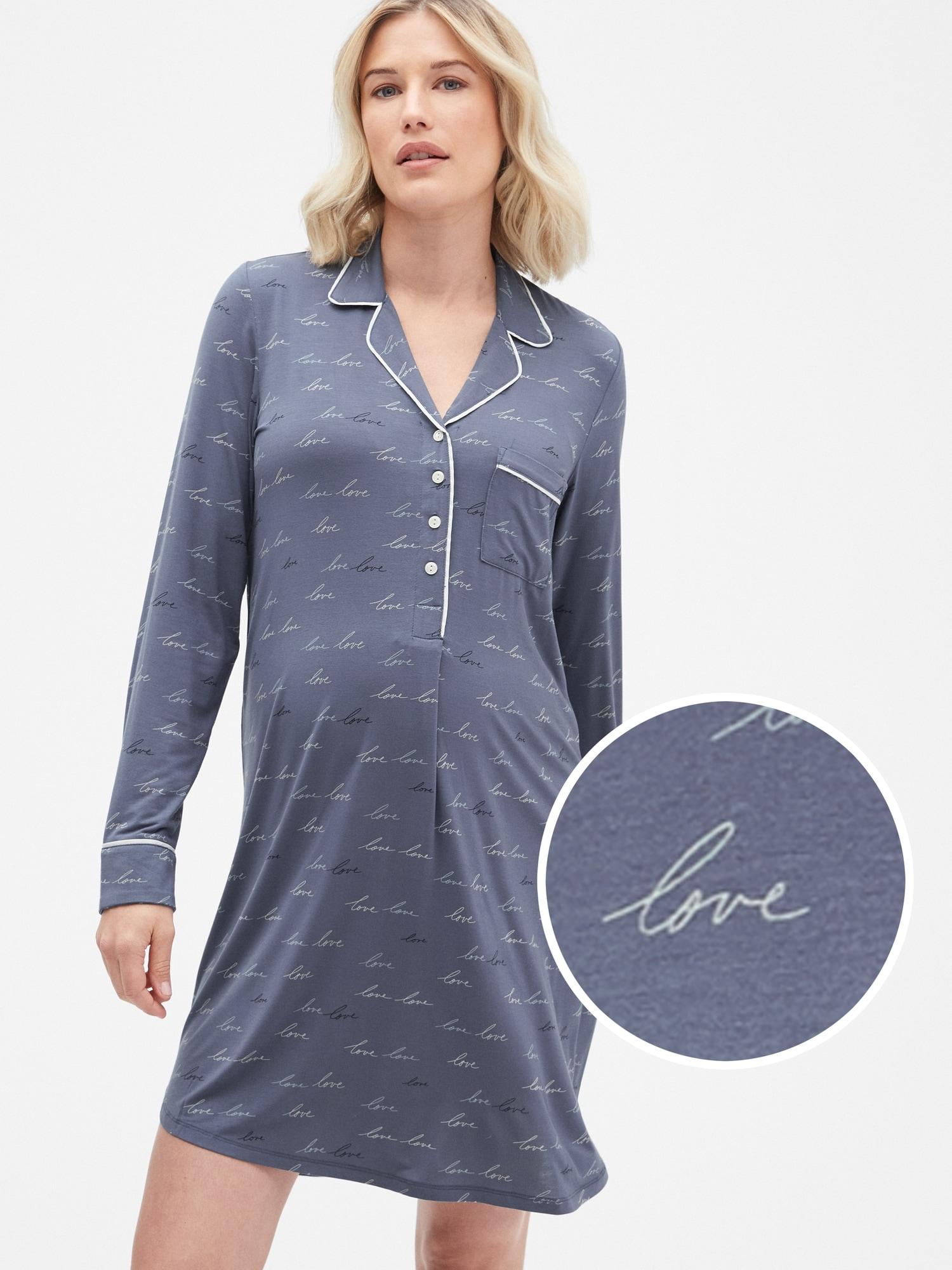 gap maternity sleep shirt