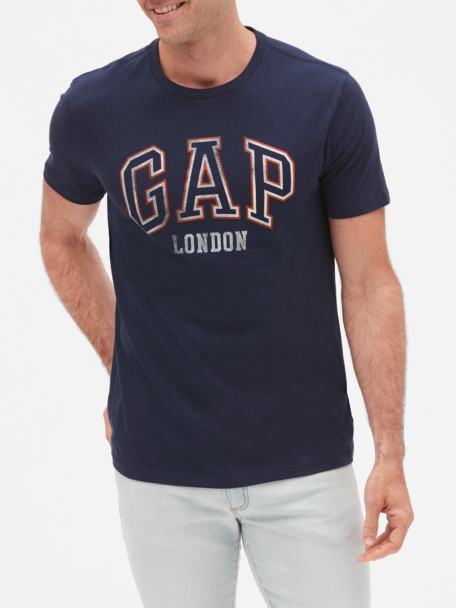 Lyst - GAP Factory Short Sleeve Gap Logo T-shirt for Men
