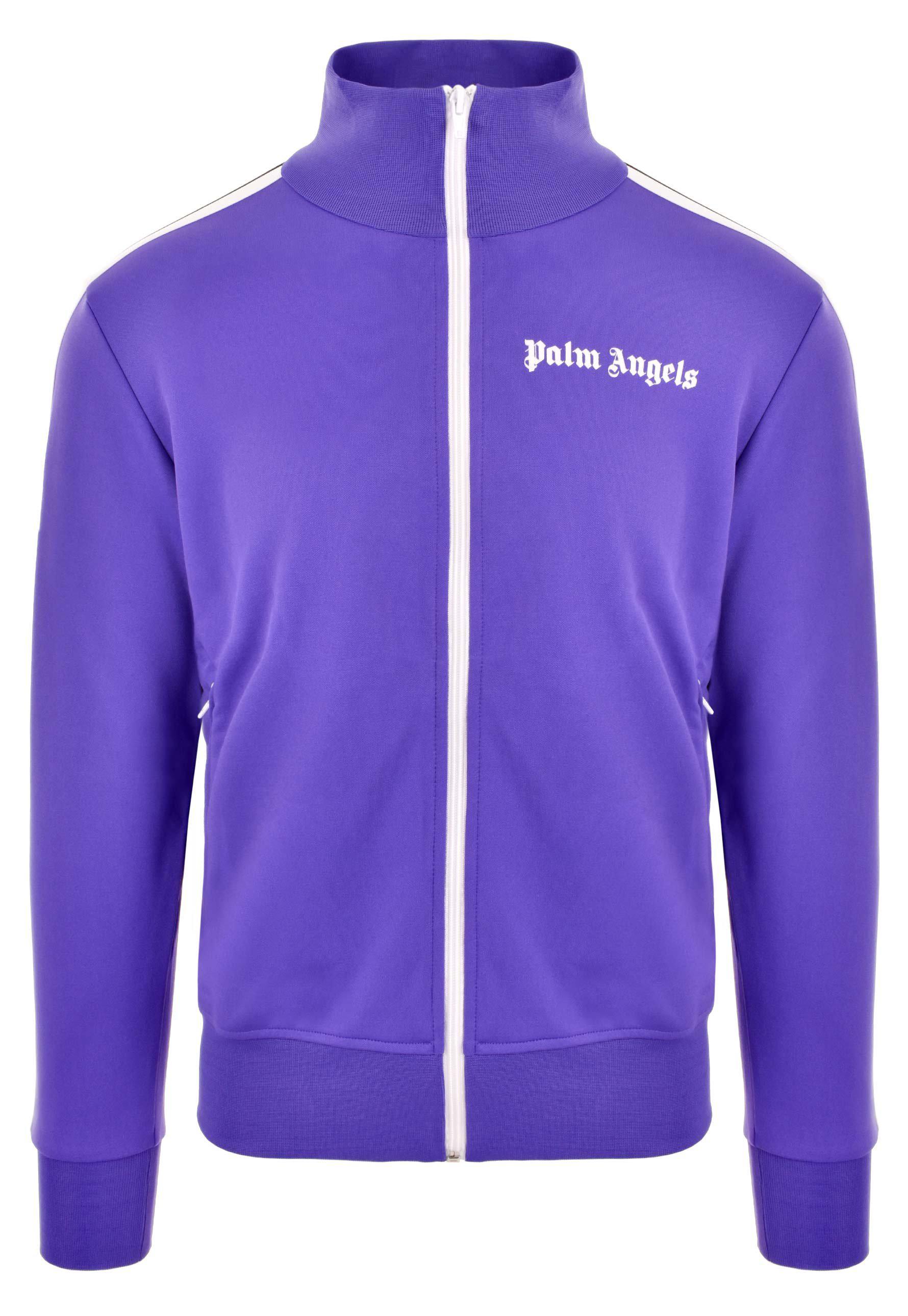 Lyst - Palm Angels Classic Track Jacket Purple/white in Purple for Men