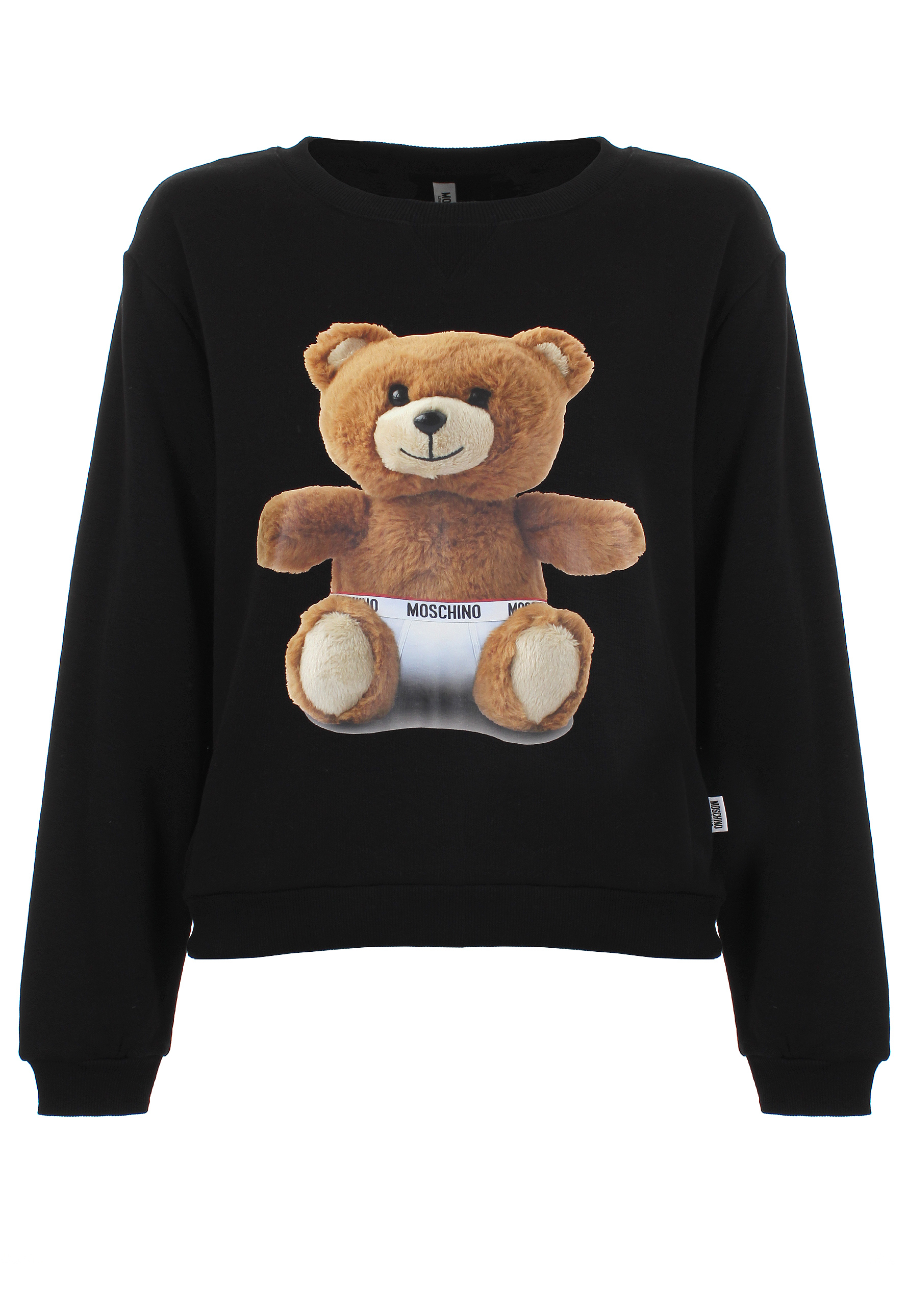 Moschino Cotton Teddy Bear Sweatshirt Black - Lyst