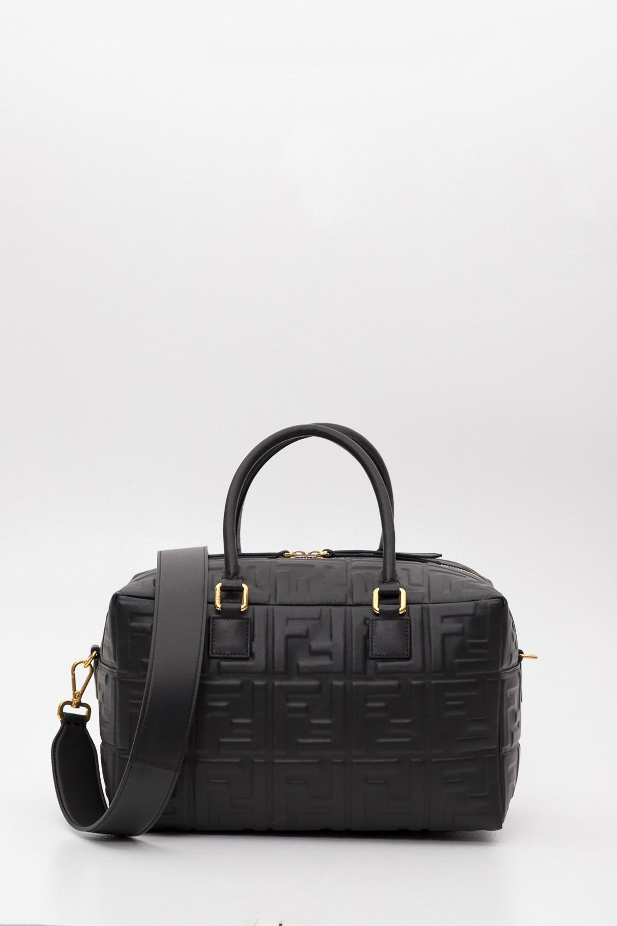 fendi boston bag black