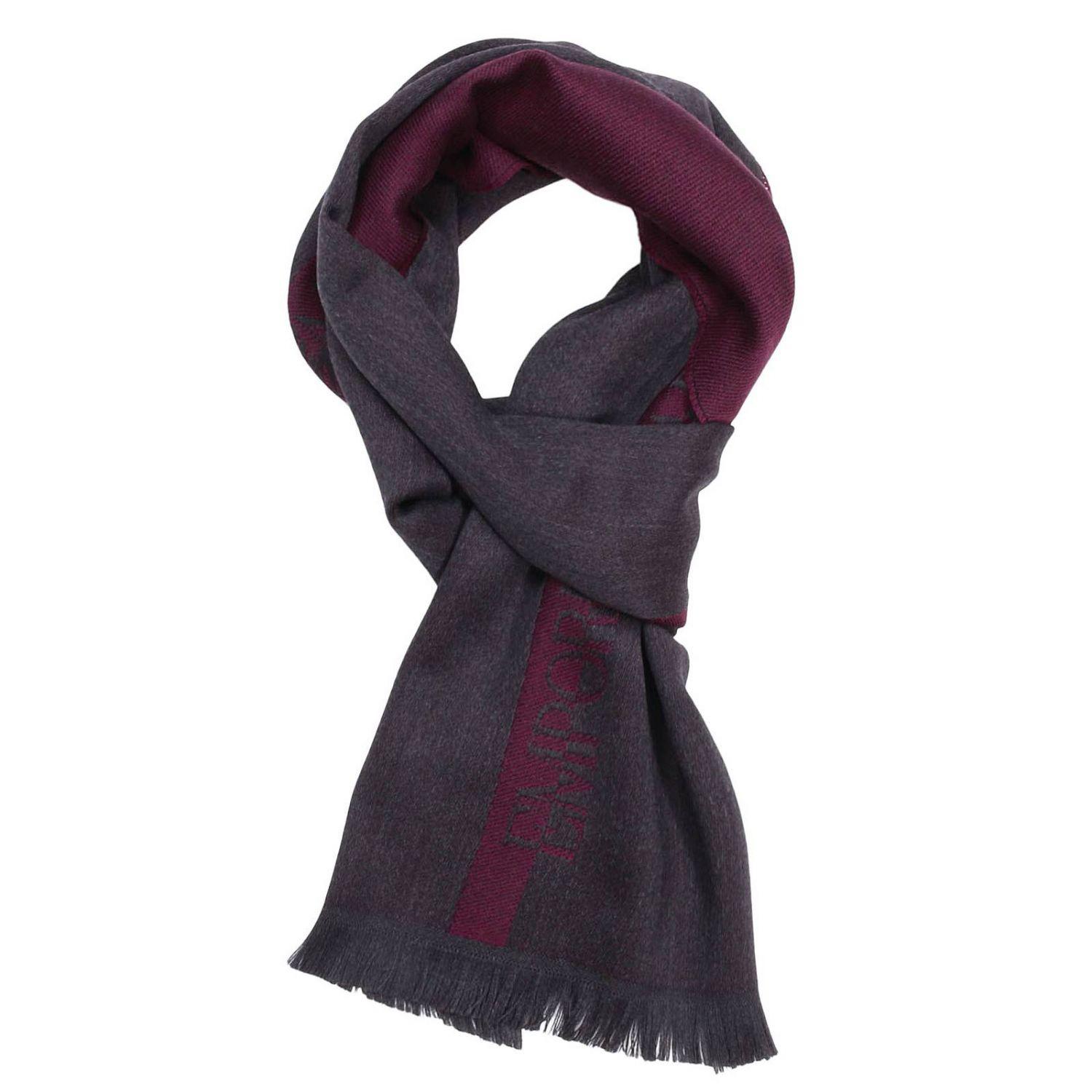 Lyst - Emporio armani Scarf Men in Purple for Men