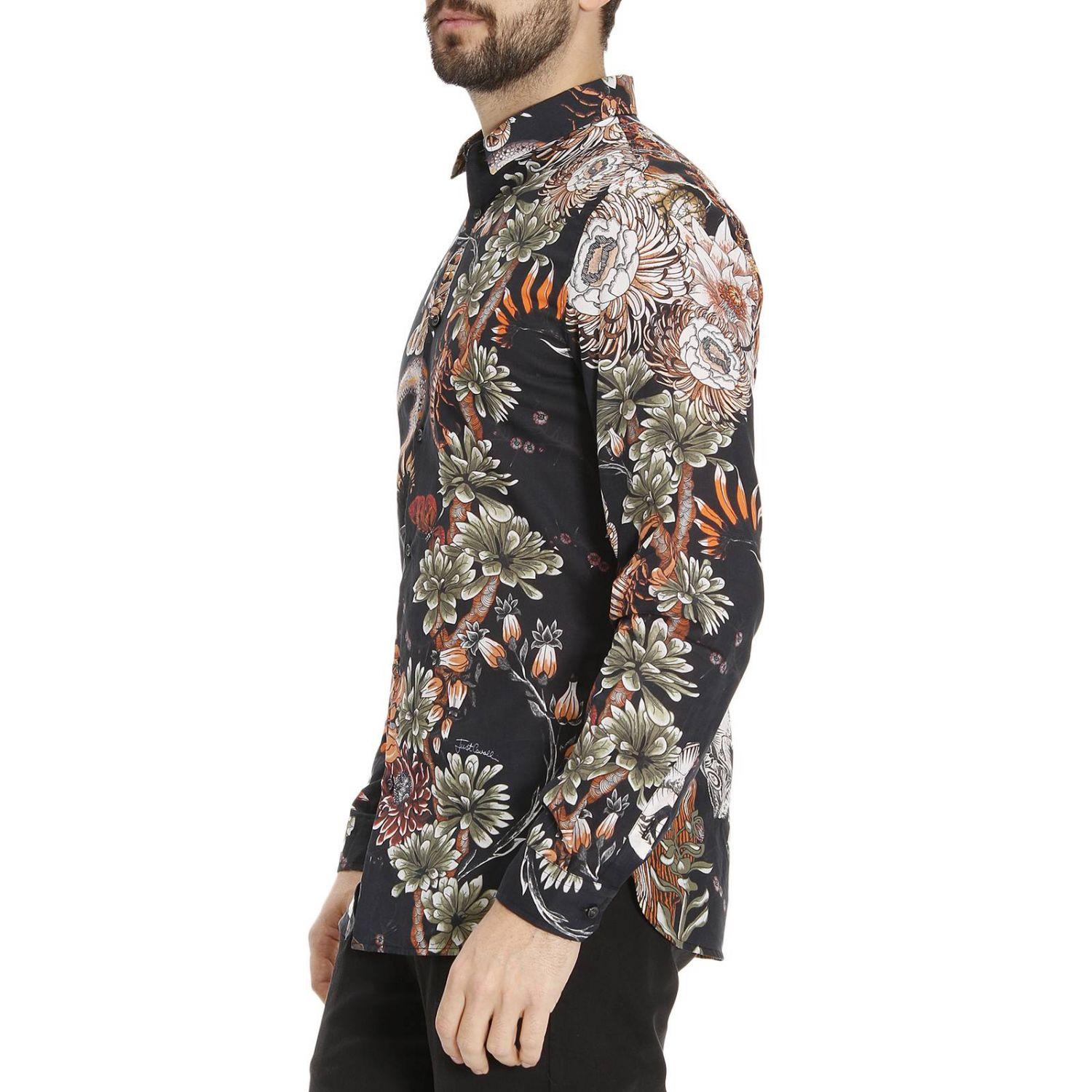 cavalli mens shirts