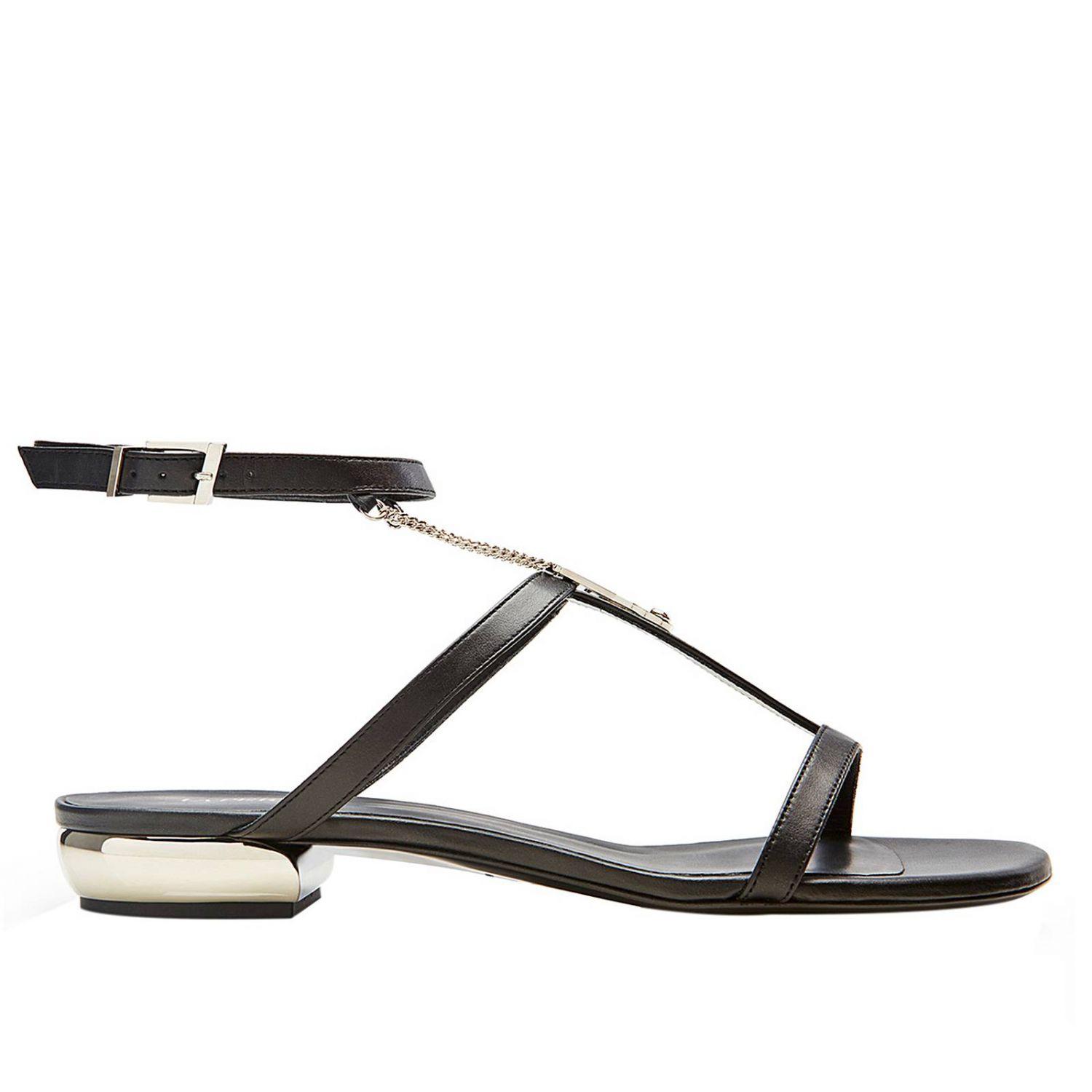 Lyst La  Perla  Flat Sandals  Shoes  Women in Black