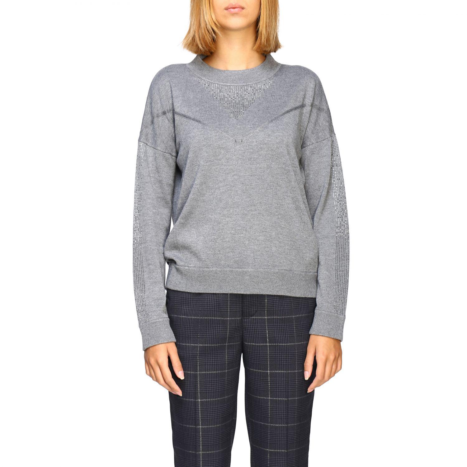 Liu Jo Synthetic Women's Sweater in Grey (Gray) - Lyst