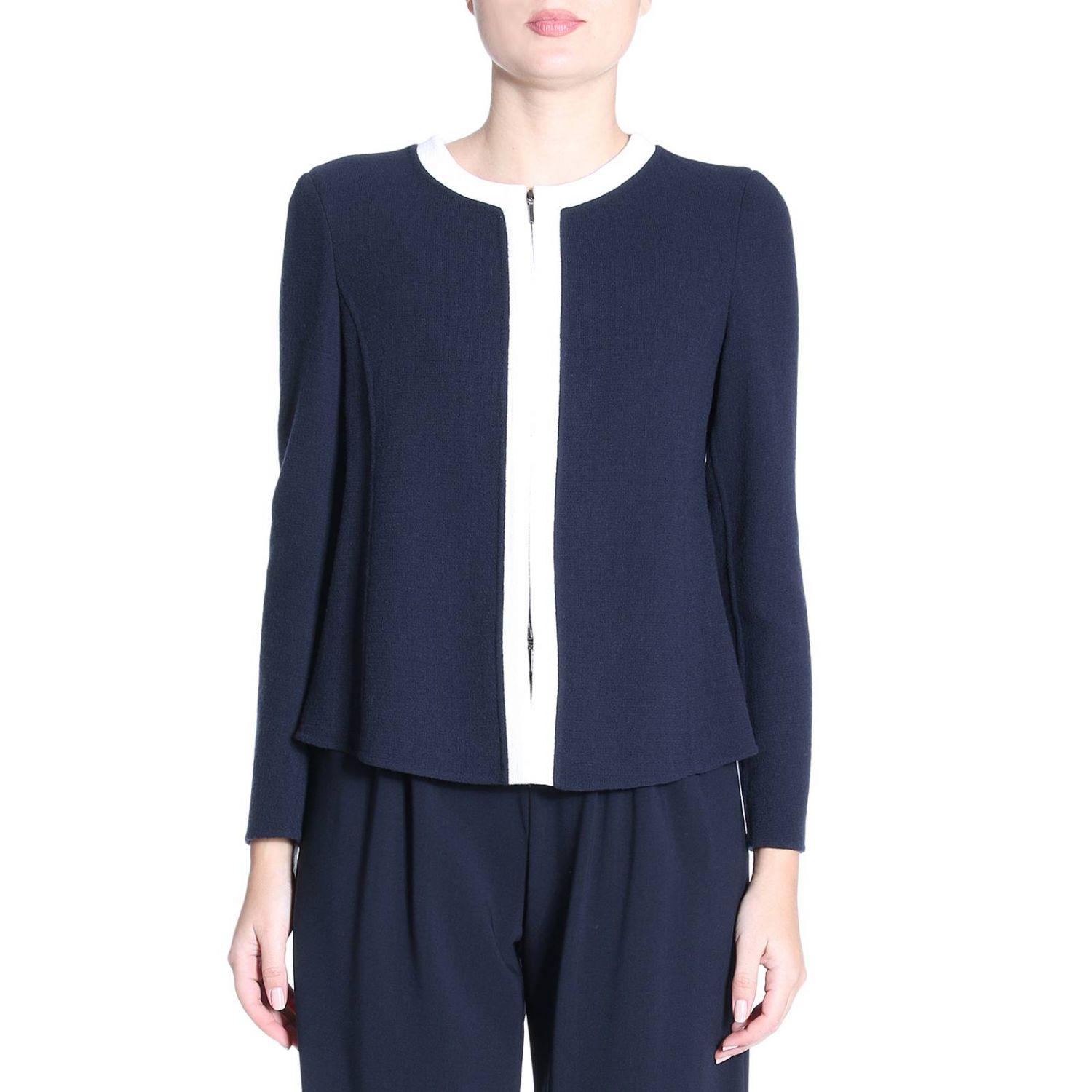  Emporio  Armani  Blazer  Women in Blue Lyst