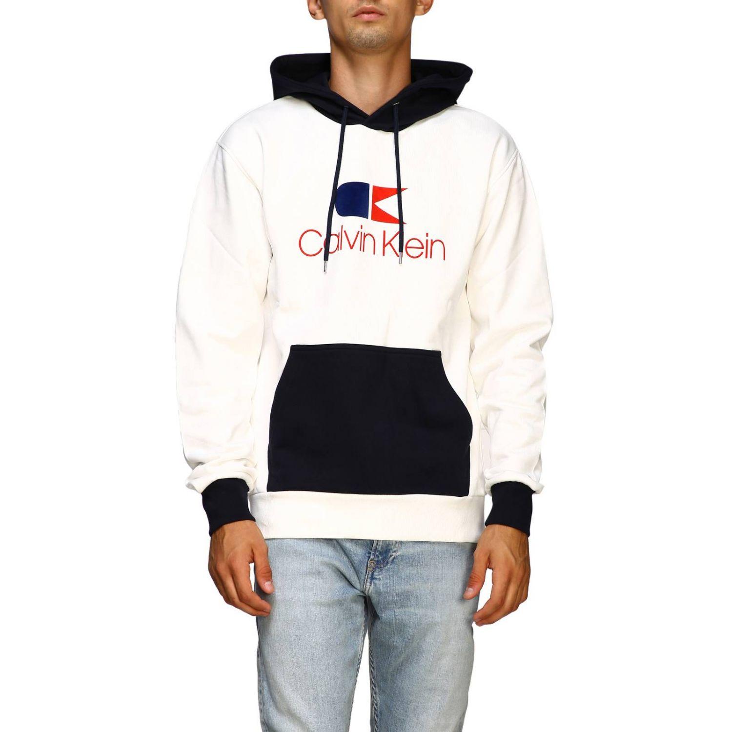 Calvin Klein Cotton Men's Sweater in White for Men Lyst