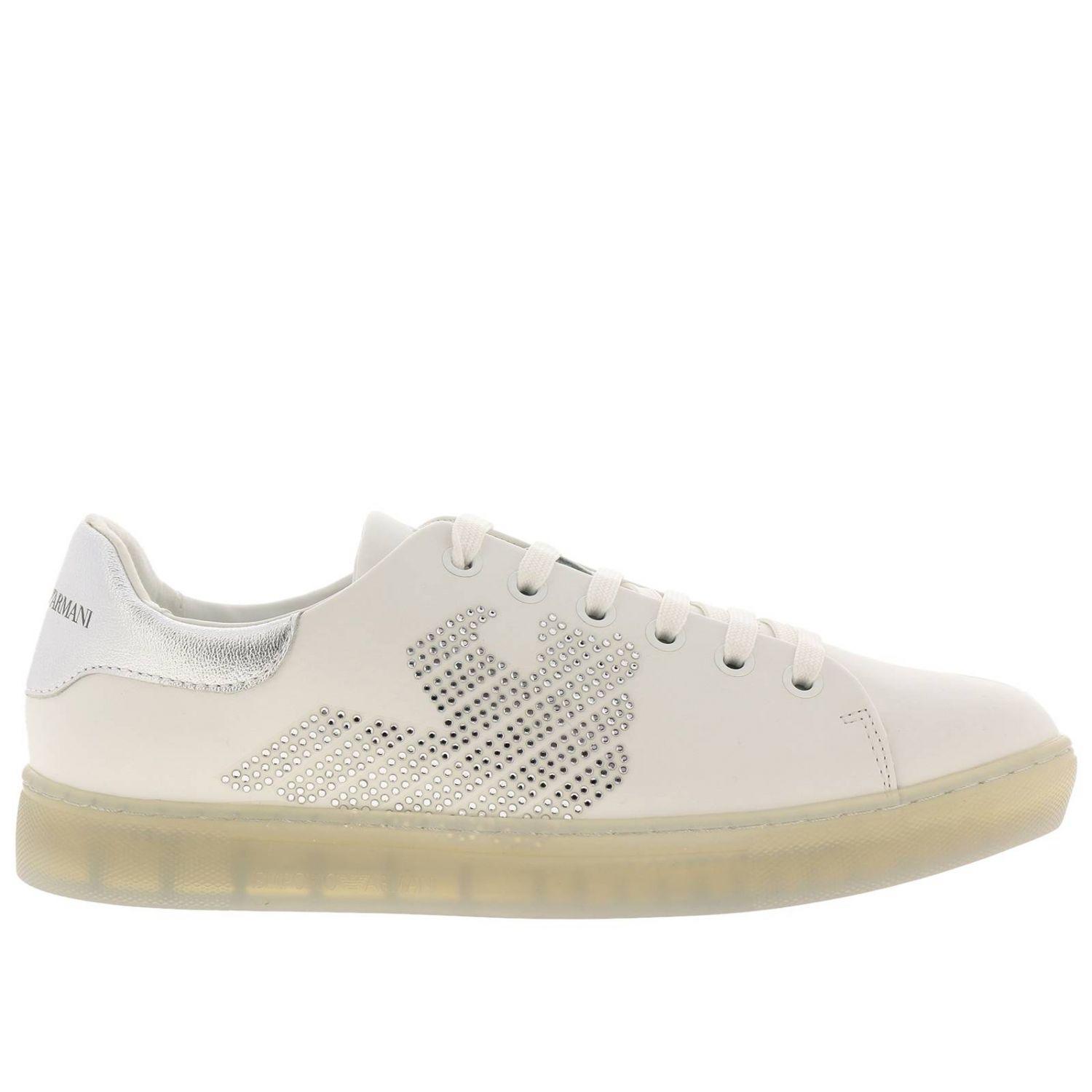 Lyst Emporio Armani Sneakers Shoes Women in White