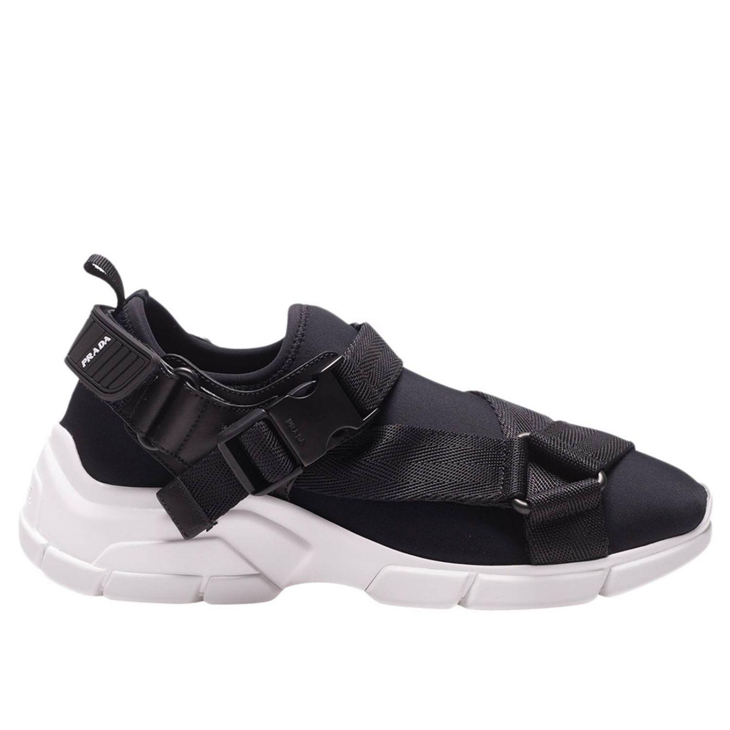 Prada Sneakers Shoes Women in Black Lyst