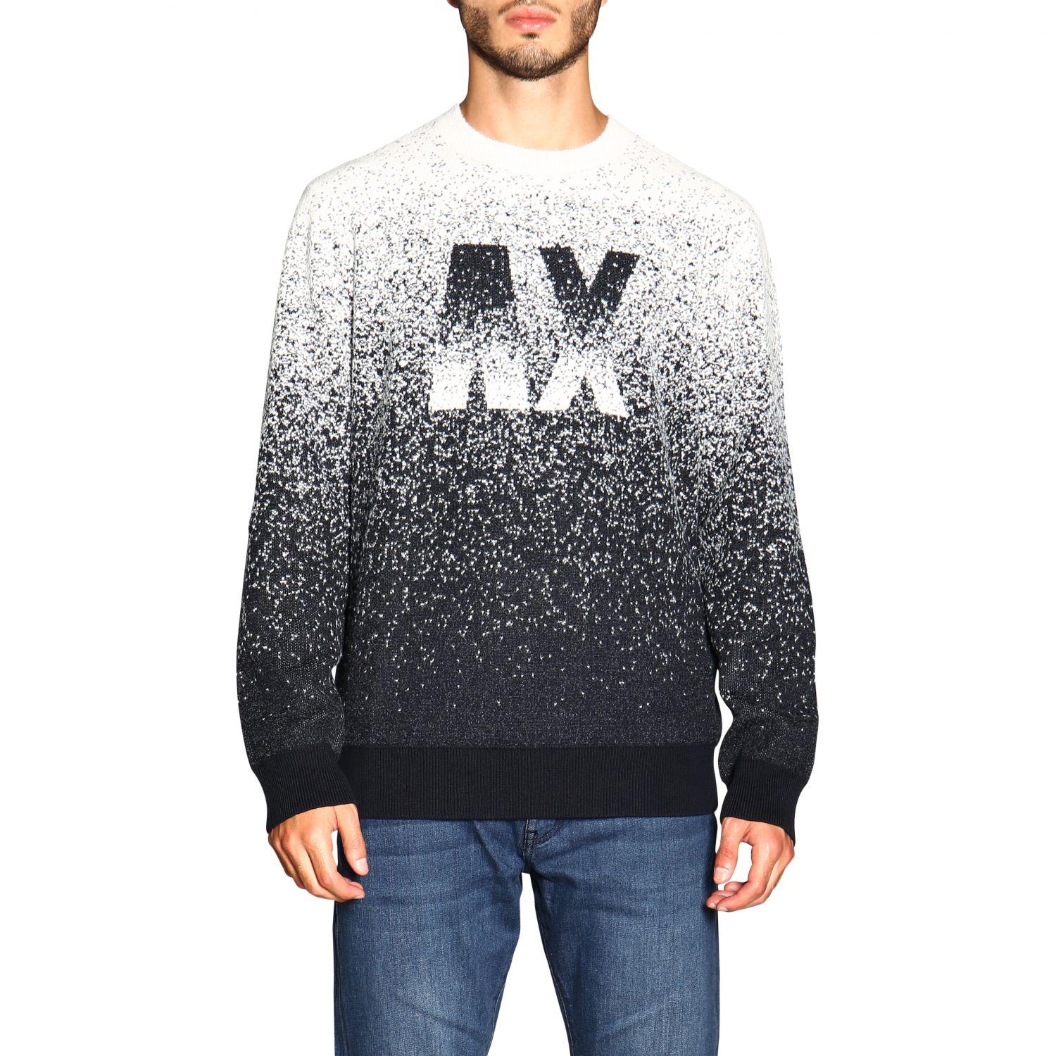 Armani Exchange Men's Sweater in White for Men Lyst