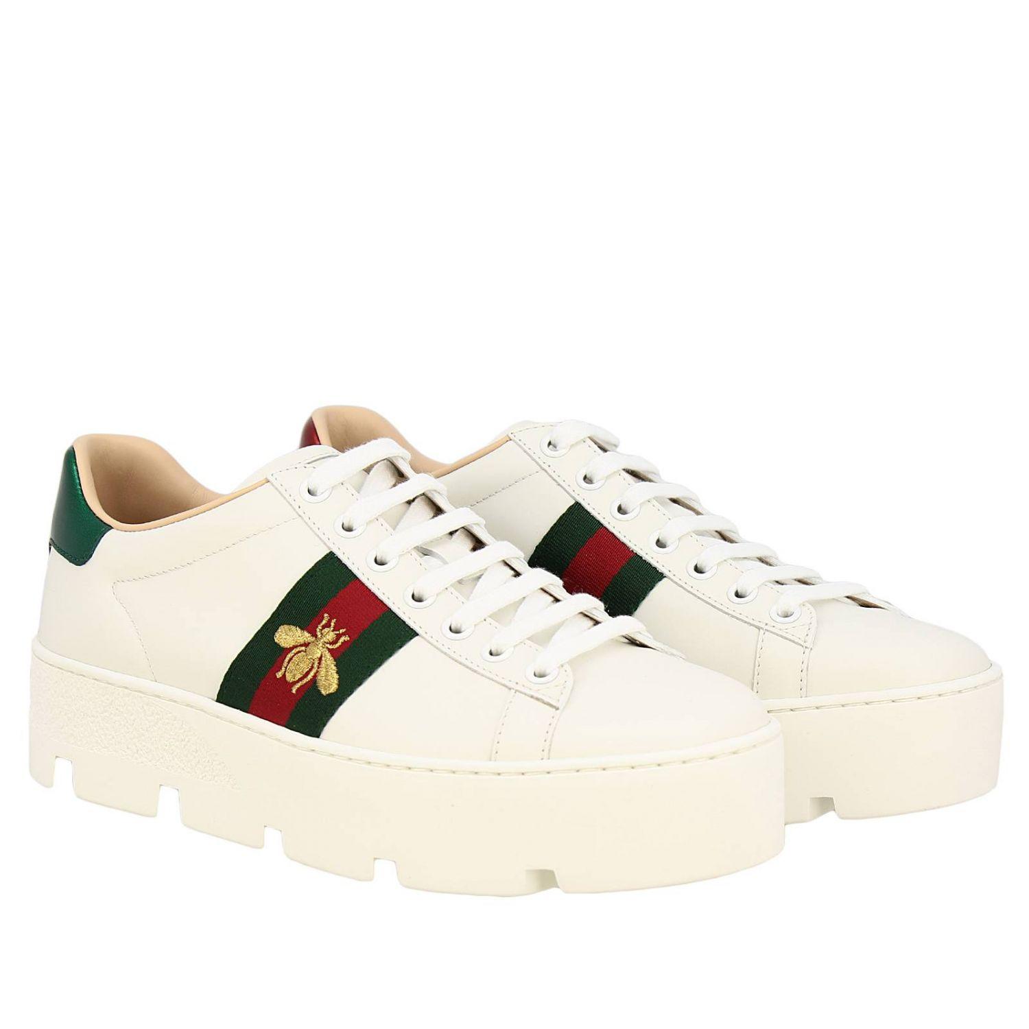 Gucci Sneakers Shoes Women in White Lyst