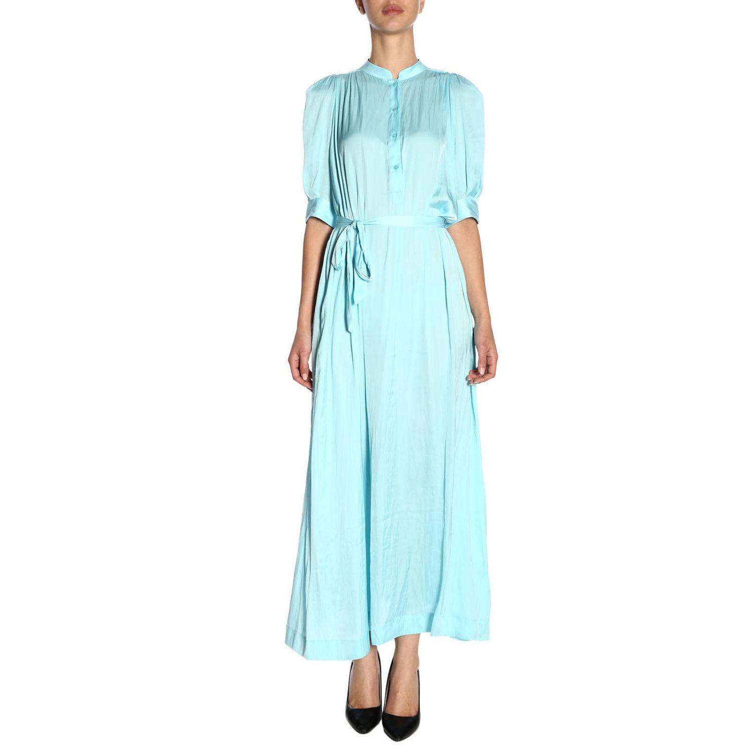 Zadig & Voltaire Synthetic Remedy Maxi Dresst in Blue - Lyst