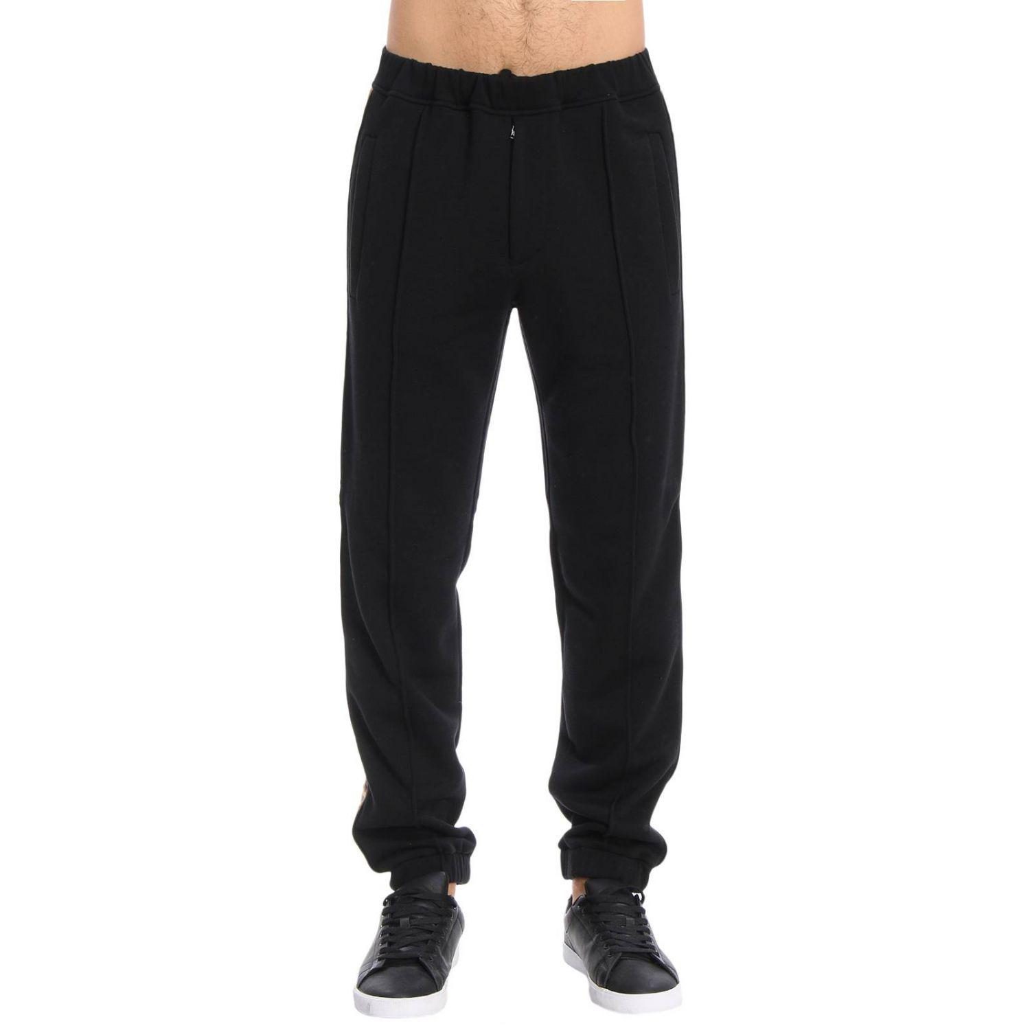 Fendi Sweat Pants Men in Black for Men - Lyst