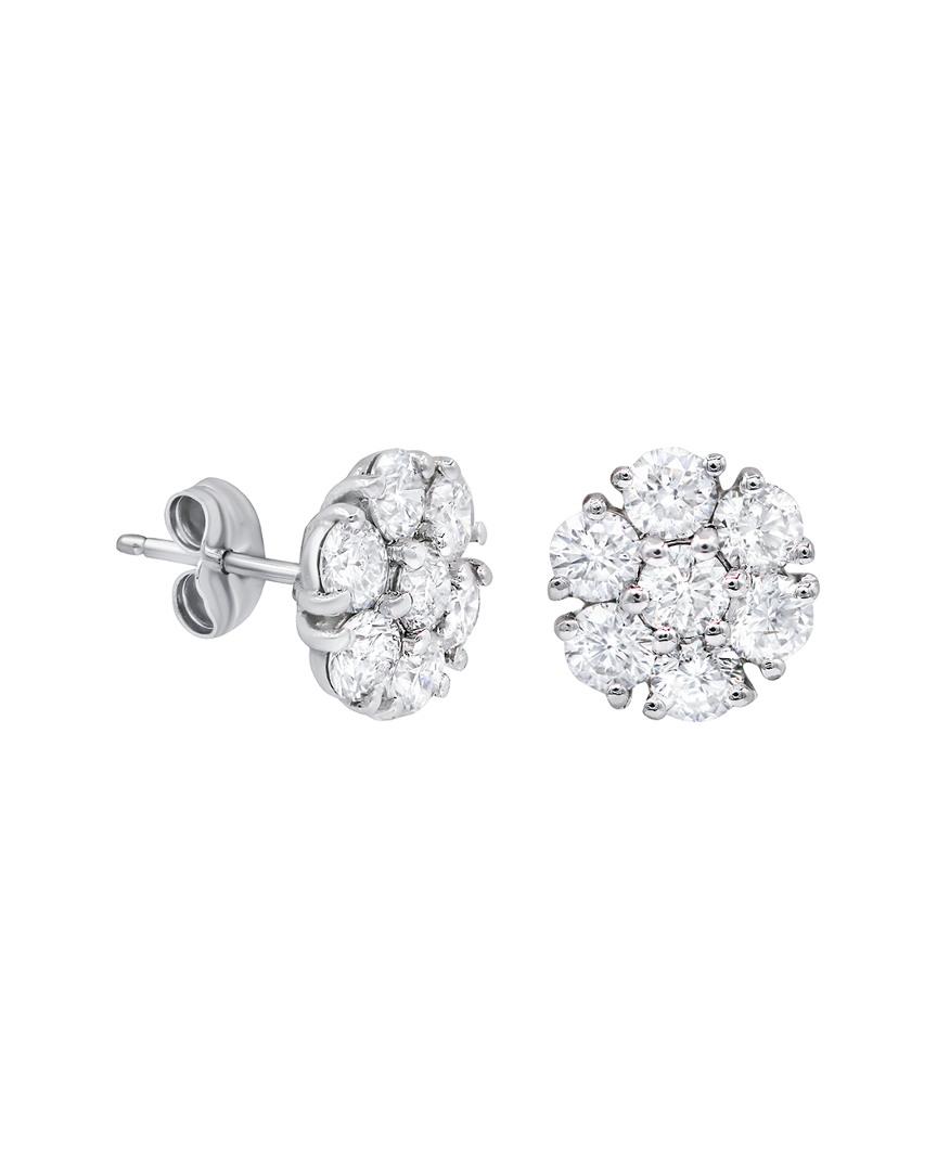Lyst - Diana M. Jewels . Fine Jewelry 18k 2.50 Ct. Tw. Diamond Earrings ...