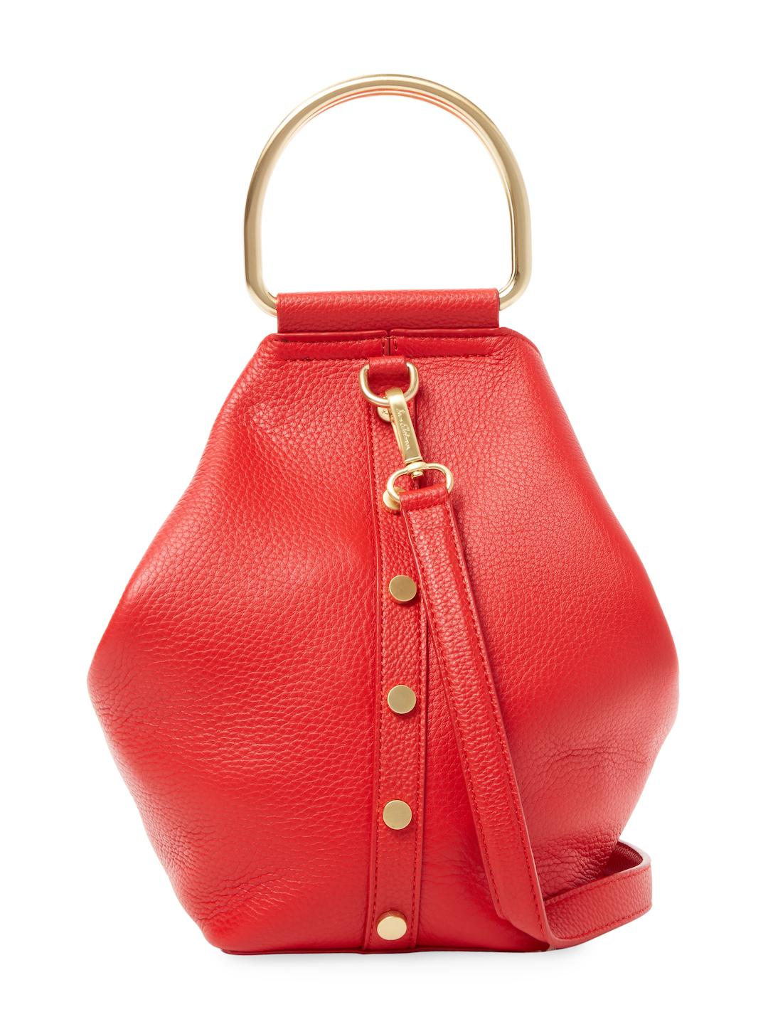 Lyst Sam Edelman Madalynn Bucket Convertible Shoulder Bag In Red Gallery