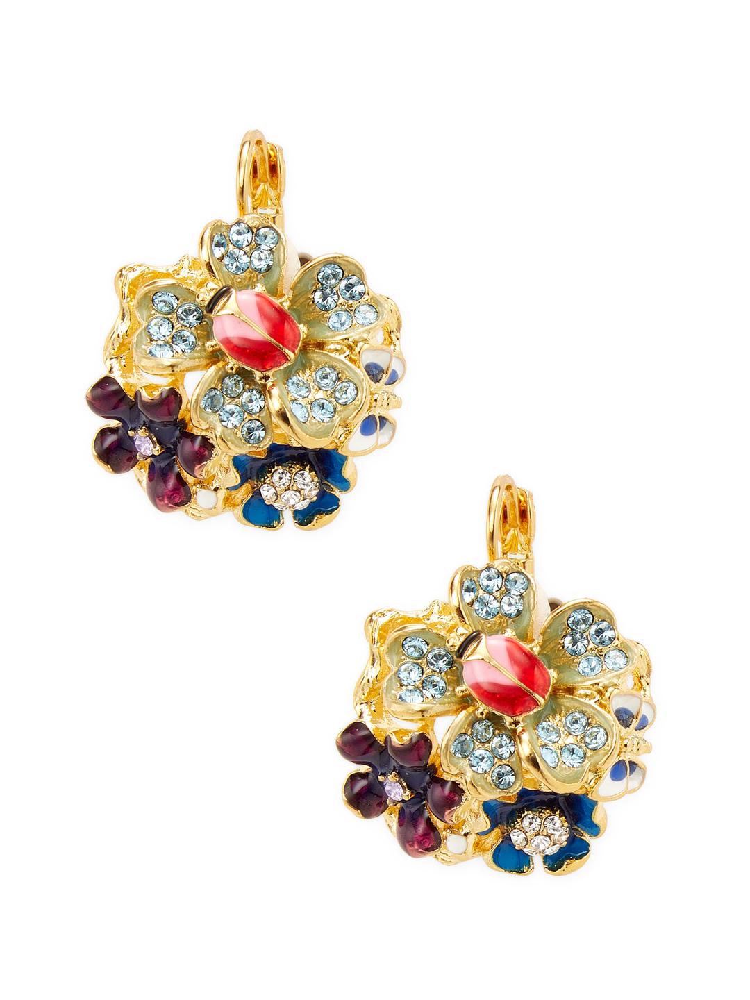 Kenneth Jay Lane Flower Bug Earrings Multi Uemi2cidly Kenneth Jay Lane Flower Bug Earrings Multi Uemi2cidly