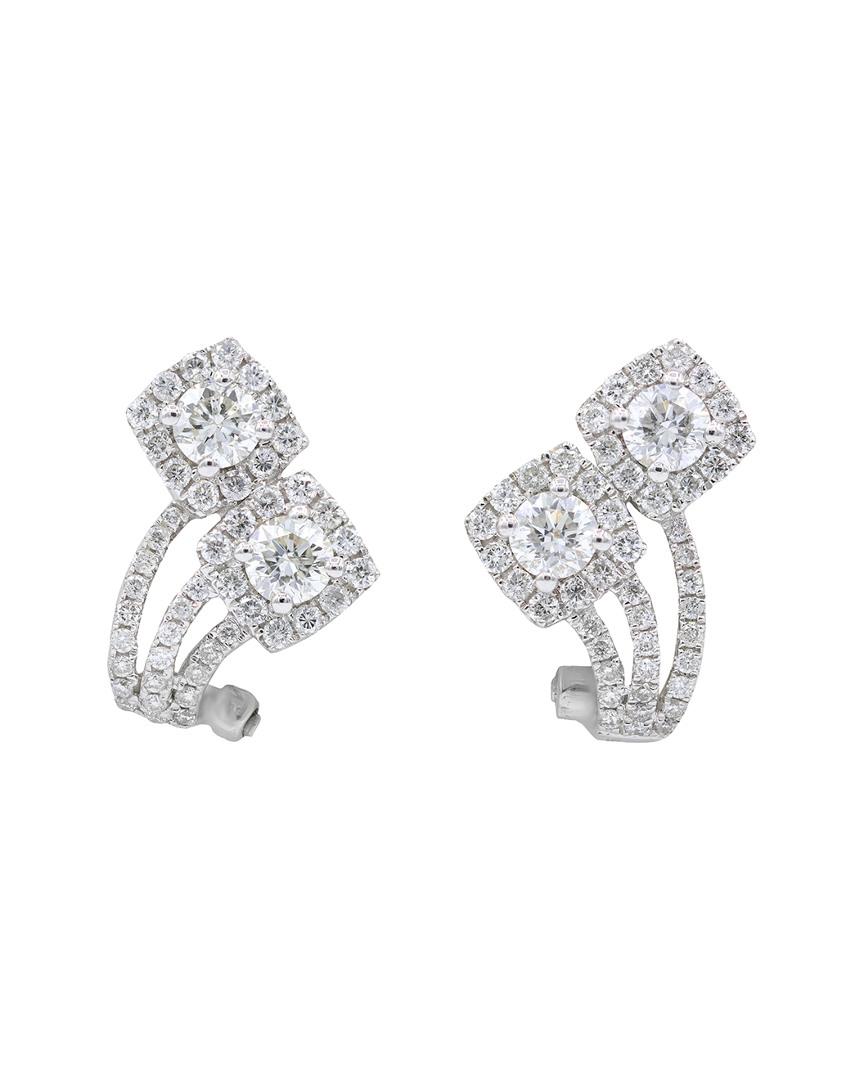 Diana M. Jewels . Fine Jewelry 14k 1.32 Ct. Tw. Diamond Earrings in ...