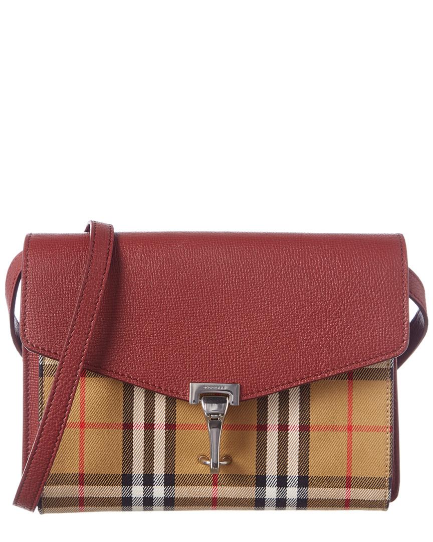Burberry Small Macken Vintage Check Crossbody Bag IUCN Water