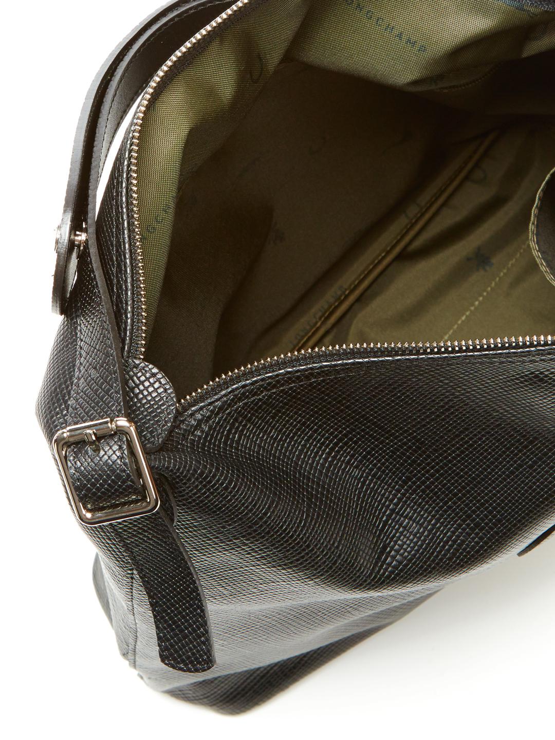 Longchamp Quadri Leather Hobo Bag in Black Lyst