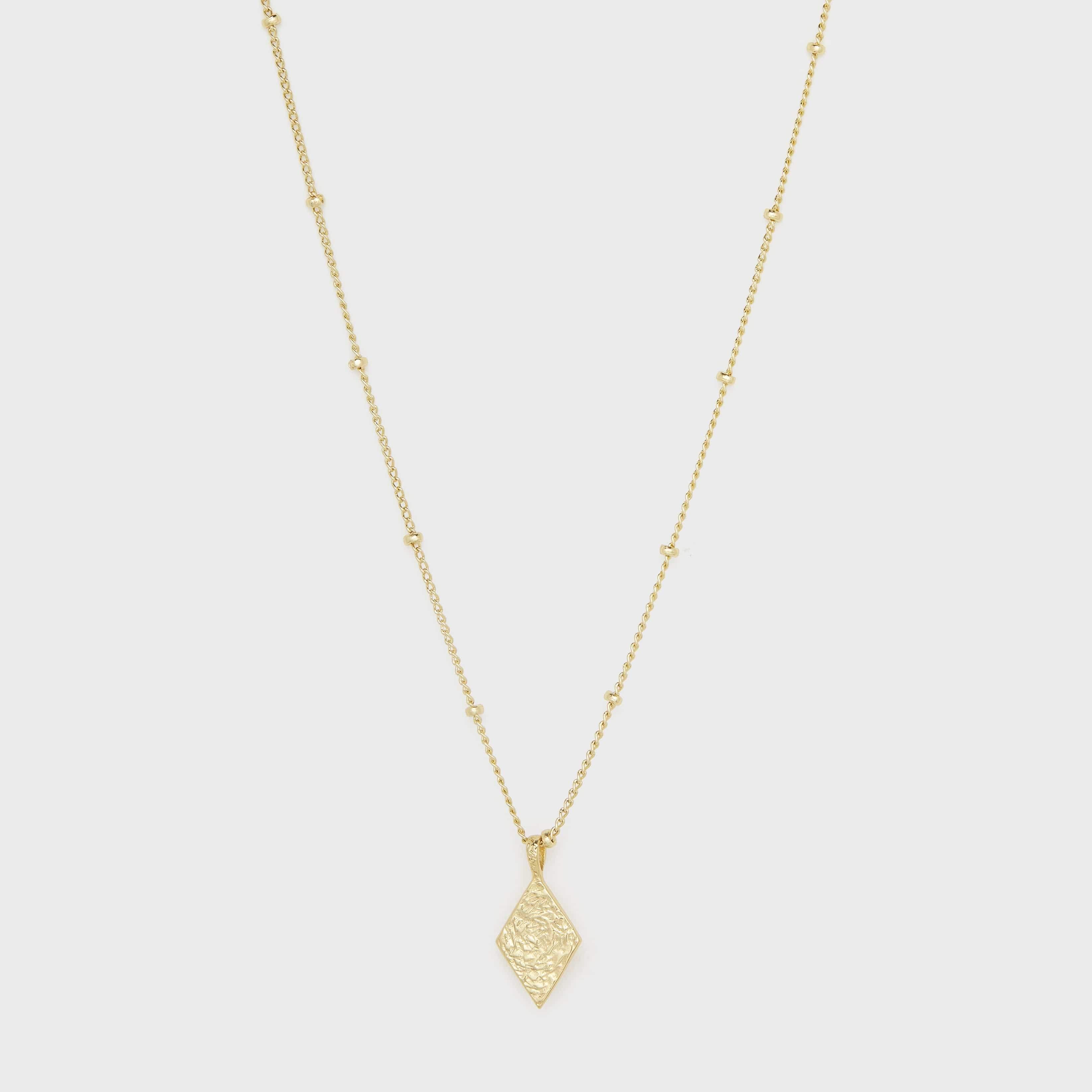 Gorjana Cortez Diamond Necklace in Metallic - Lyst
