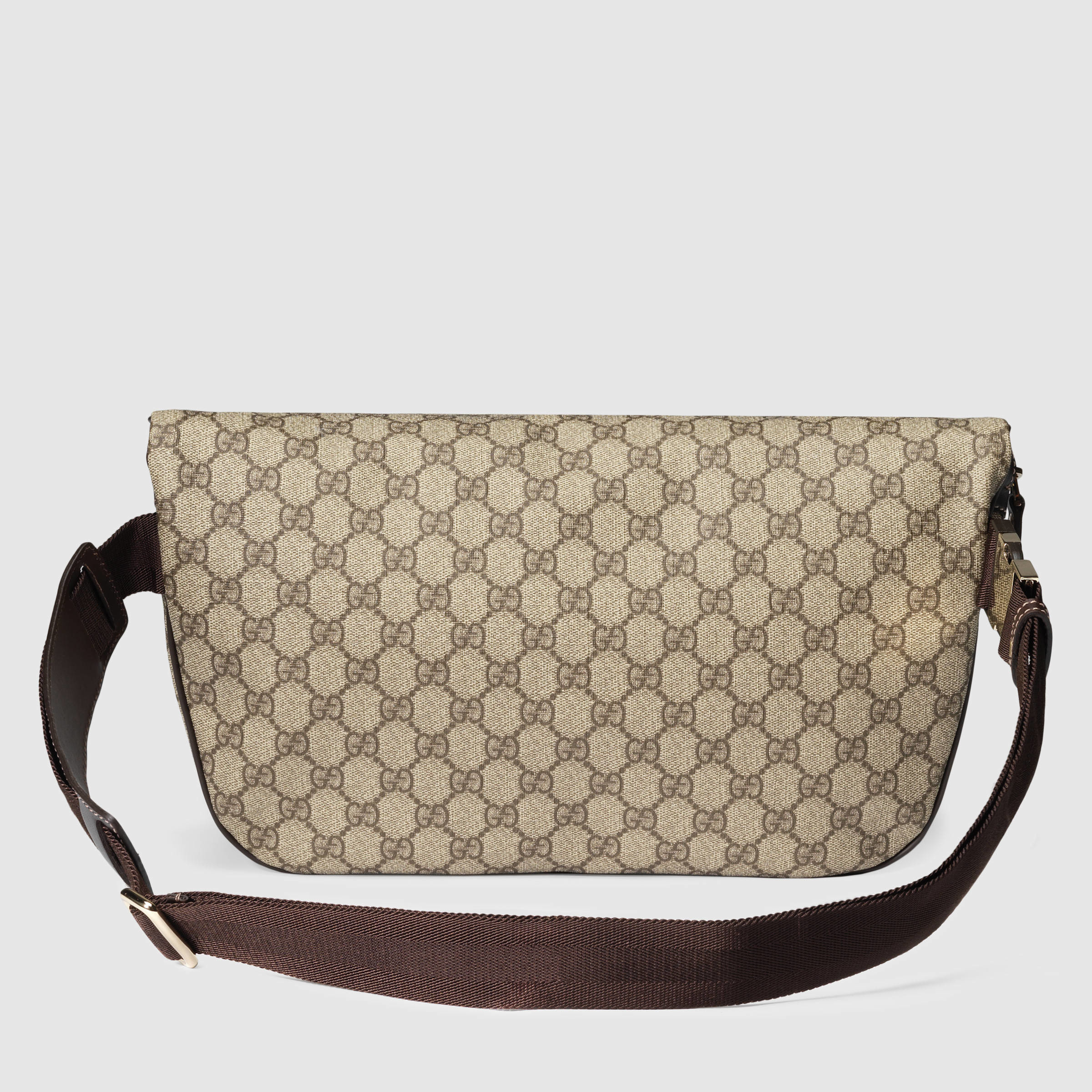 Lyst - Gucci Gg Supreme Canvas Belt Bag in Brown for Men