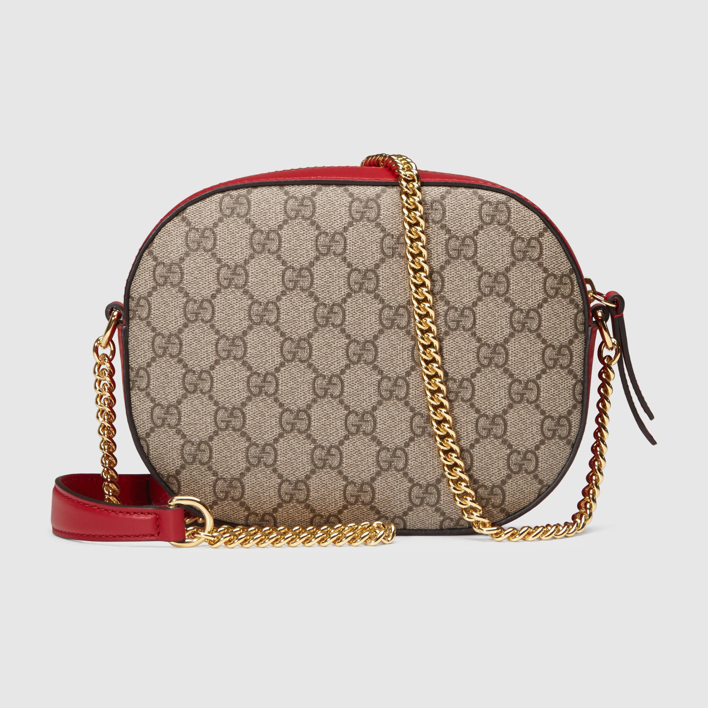 Lyst - Gucci Limited Edition GG Supreme Canvas Mini Chain Bag