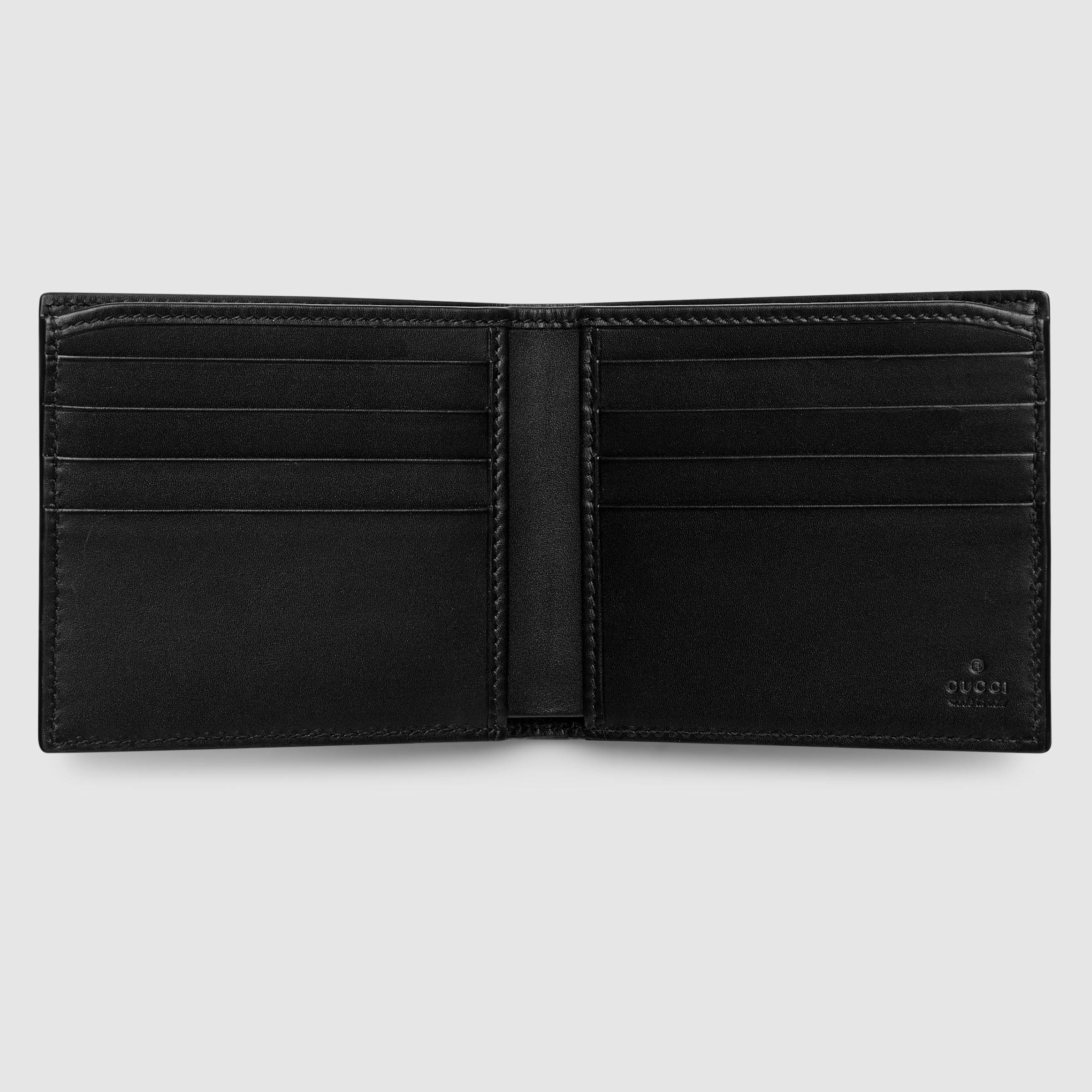 Lyst - Gucci Ghost Wallet in Black for Men