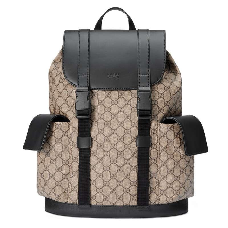 Gucci Black Soft Gg Supreme Tigers Backpack | IUCN Water
