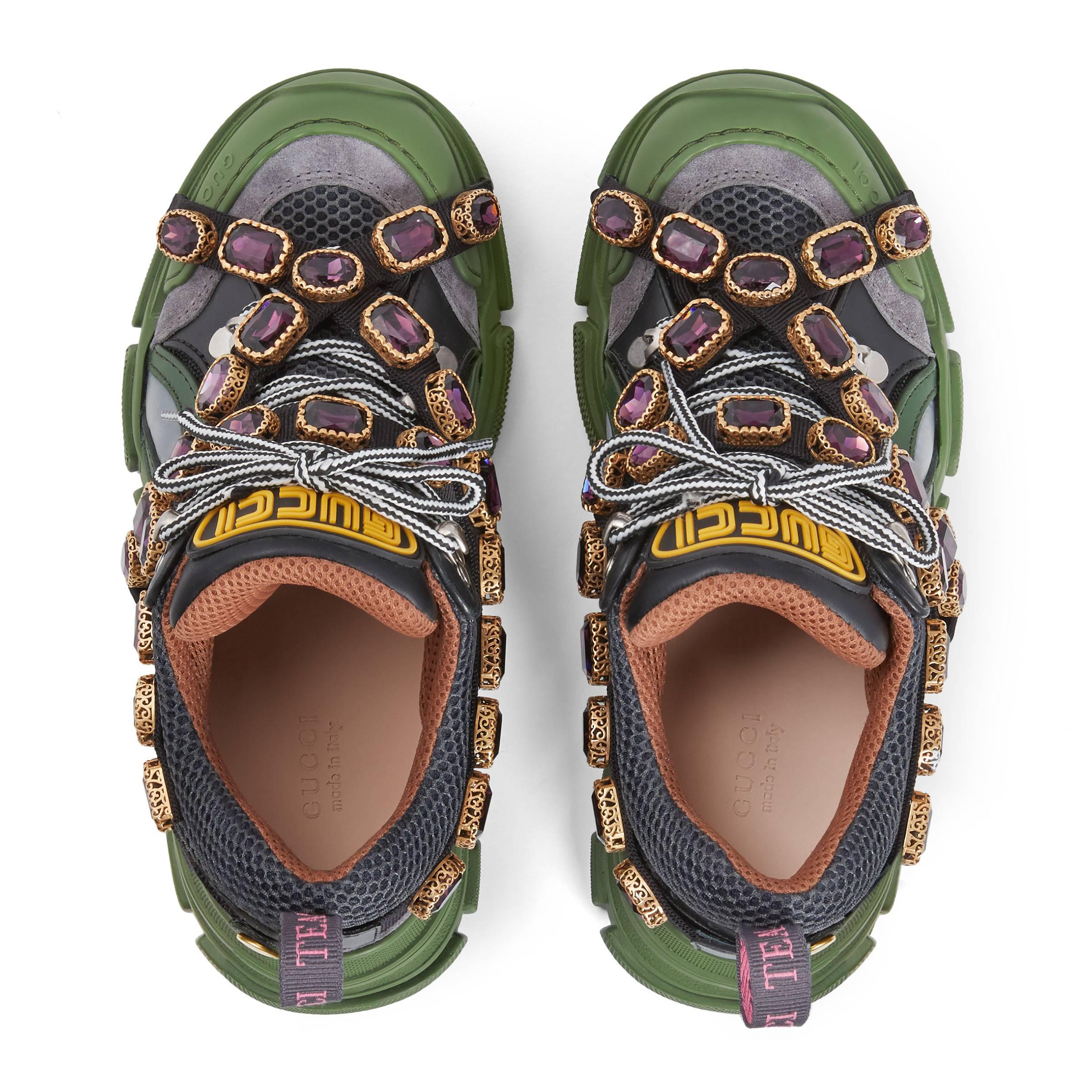 gucci green flashtrek