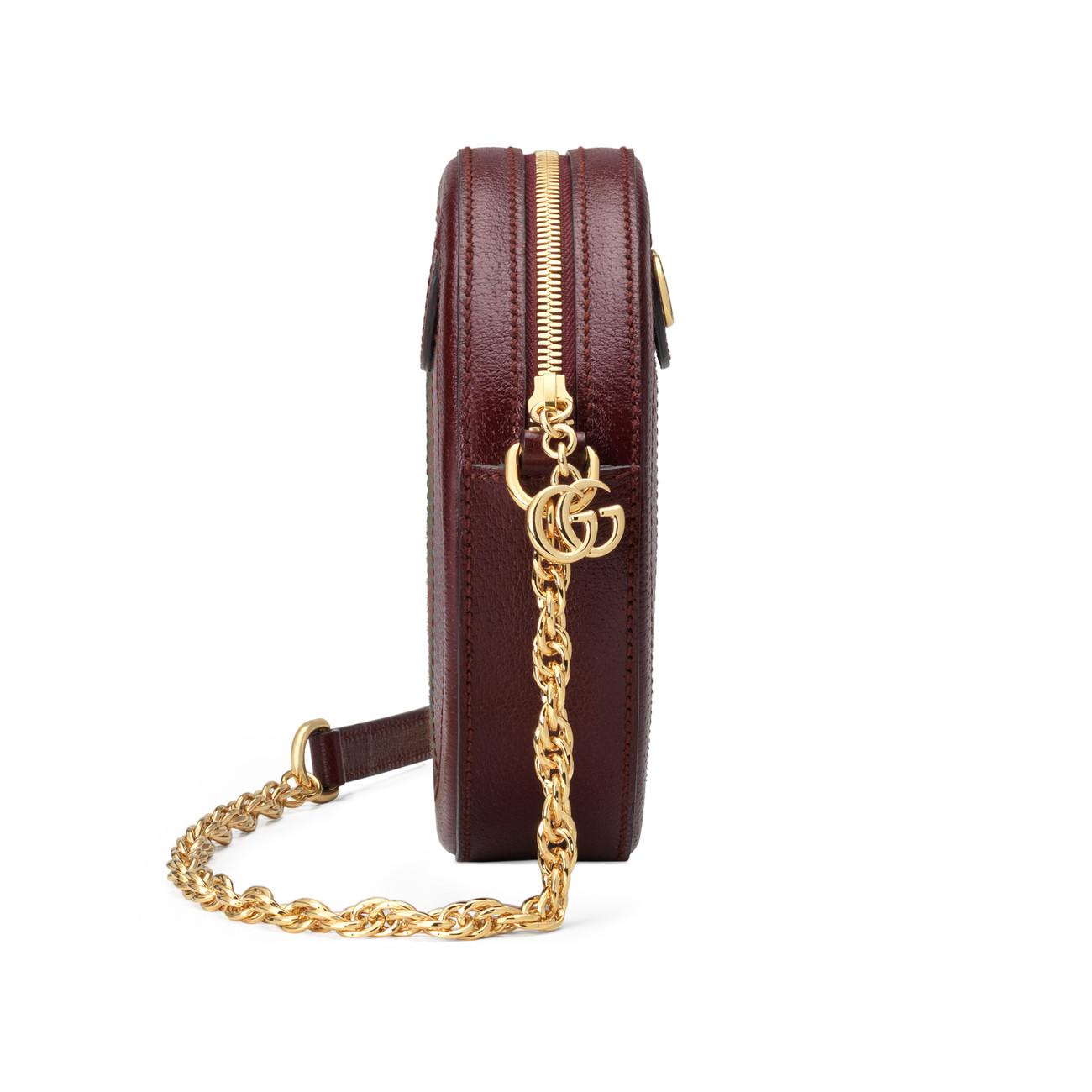 Gucci Ophidia Mini Round Shoulder Bag - Lyst