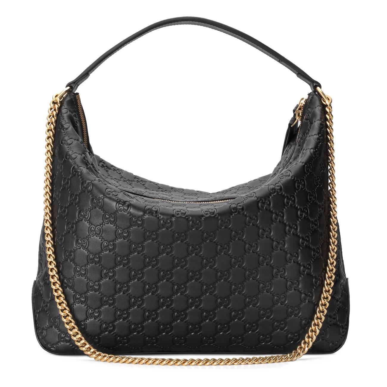 gucci hobo black bag