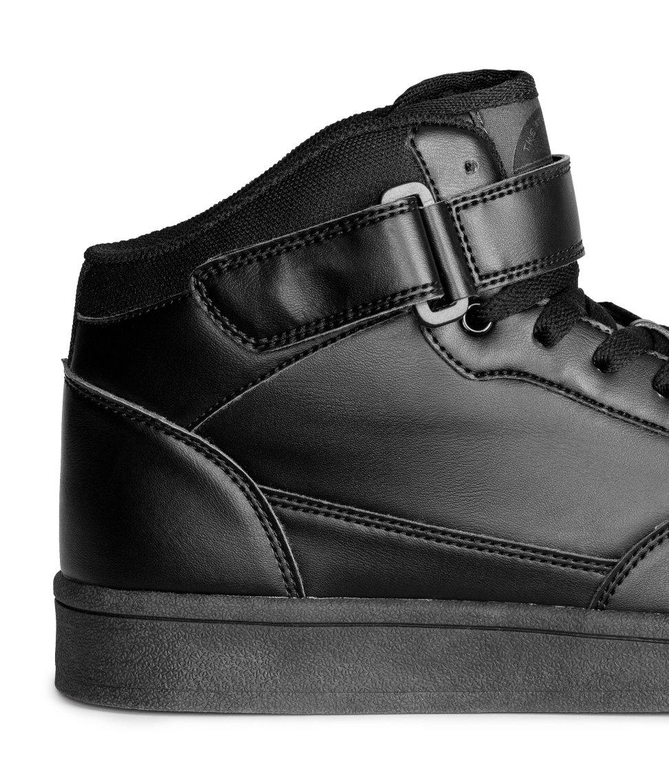 h&m trainers black