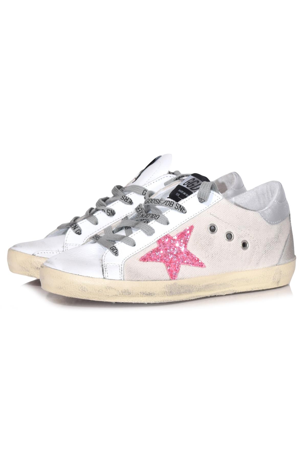 Lyst - Golden Goose Deluxe Brand Superstar Sneakers In Natural Canvas ...